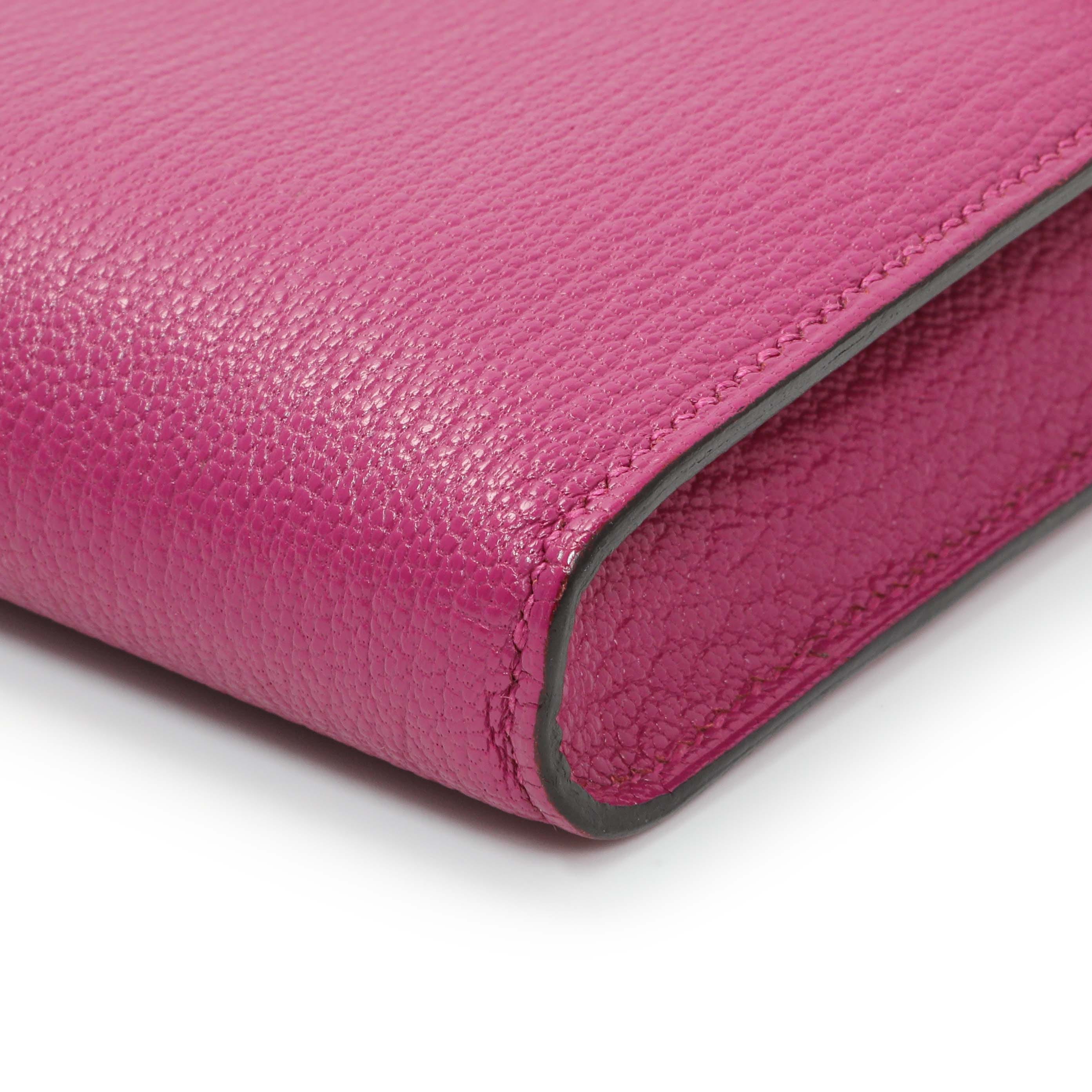 Hermes Rose Pourpre Chèvre Mysore Clic 16