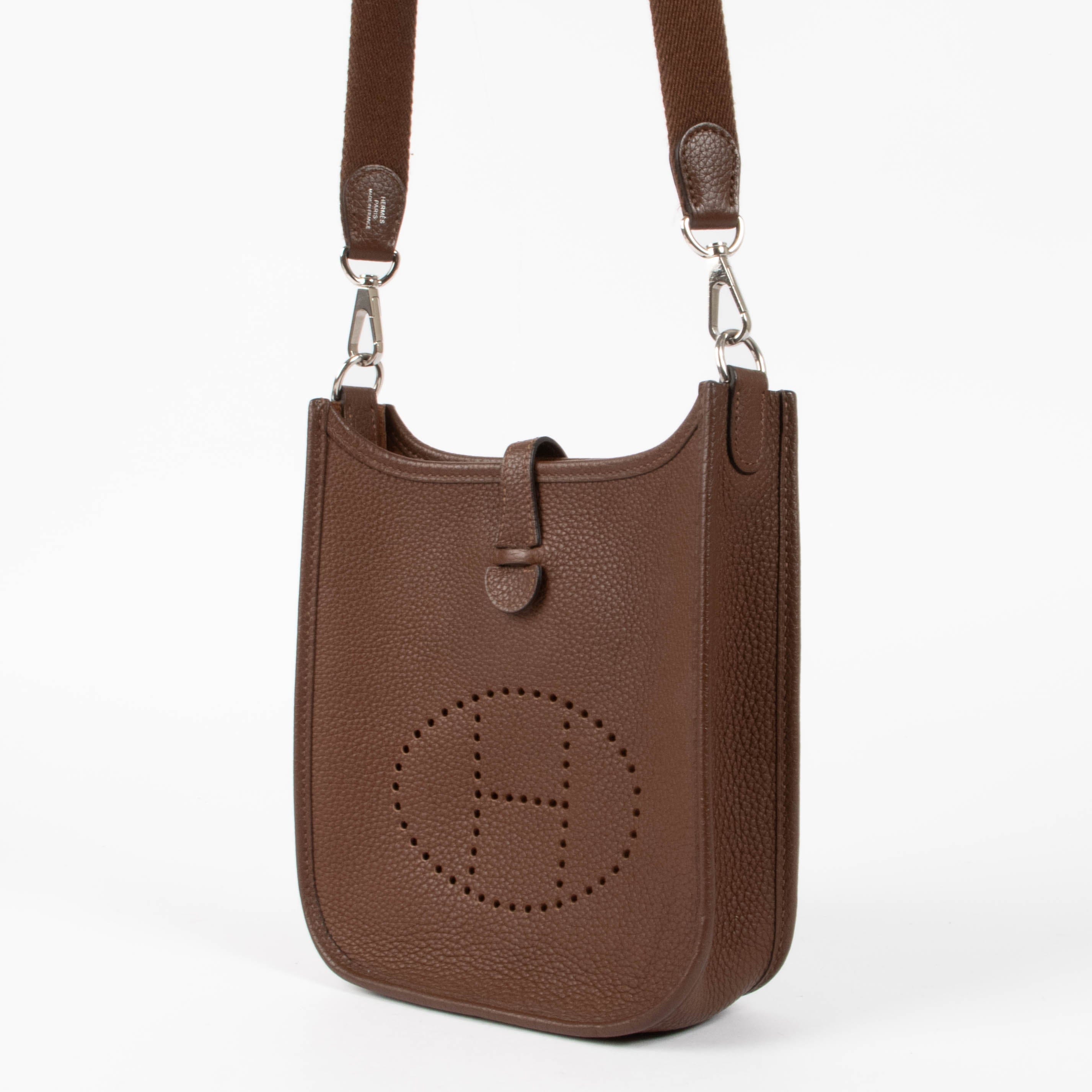 Hermes Evelyne 16 Cacao Clemence PHW