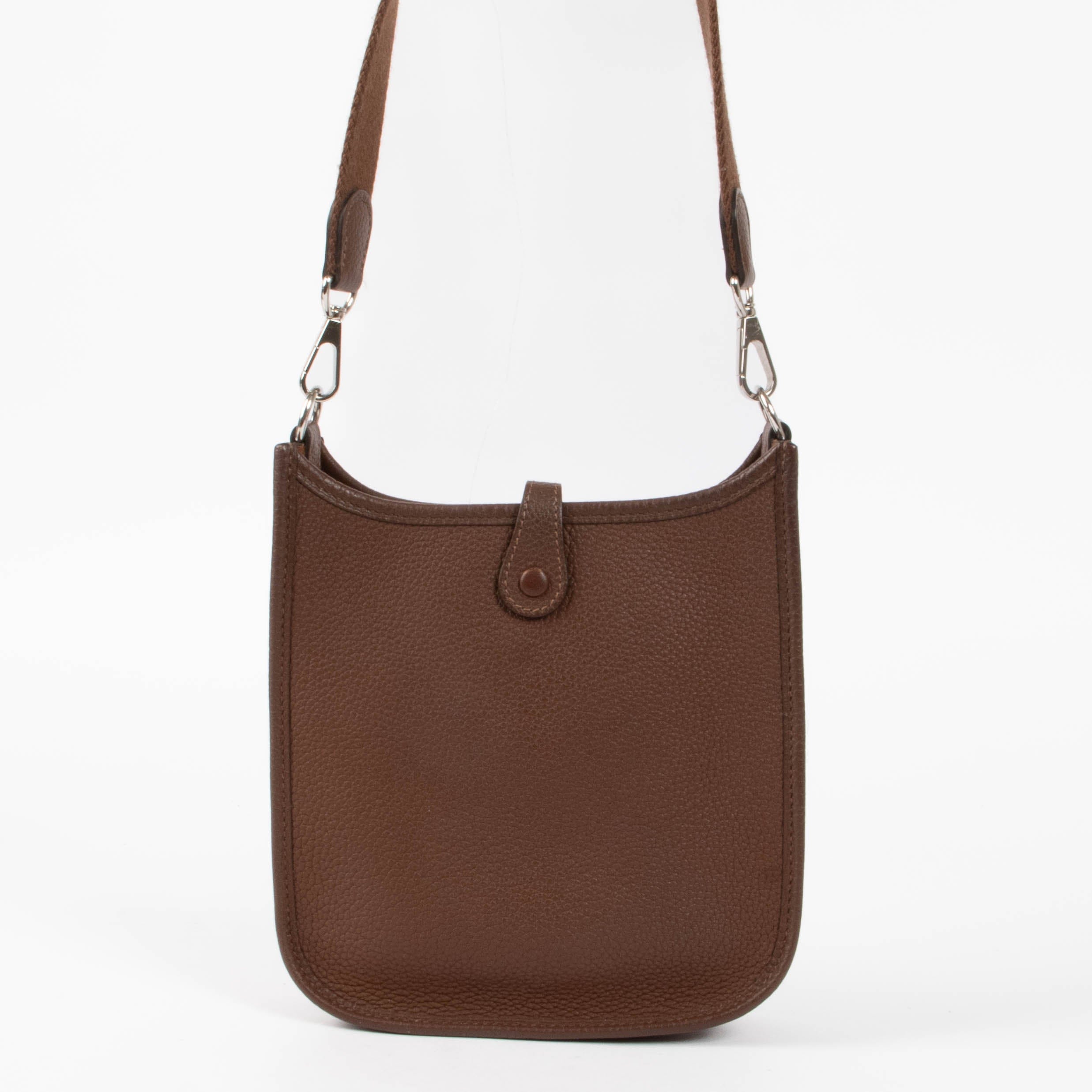 Hermes Evelyne 16 Cacao Clemence PHW