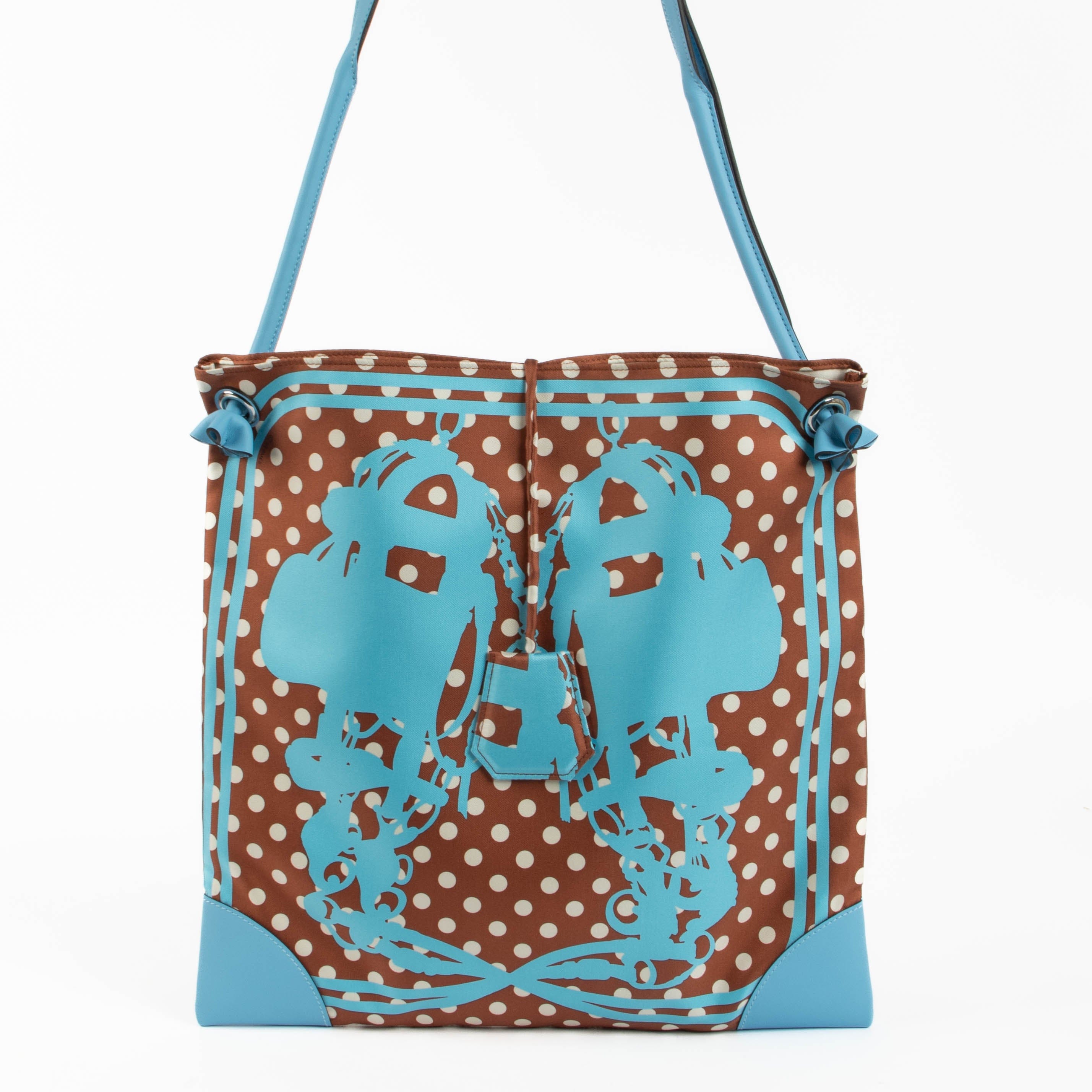 Hermès Silkycity 33 Brides de Gala Celeste PHW