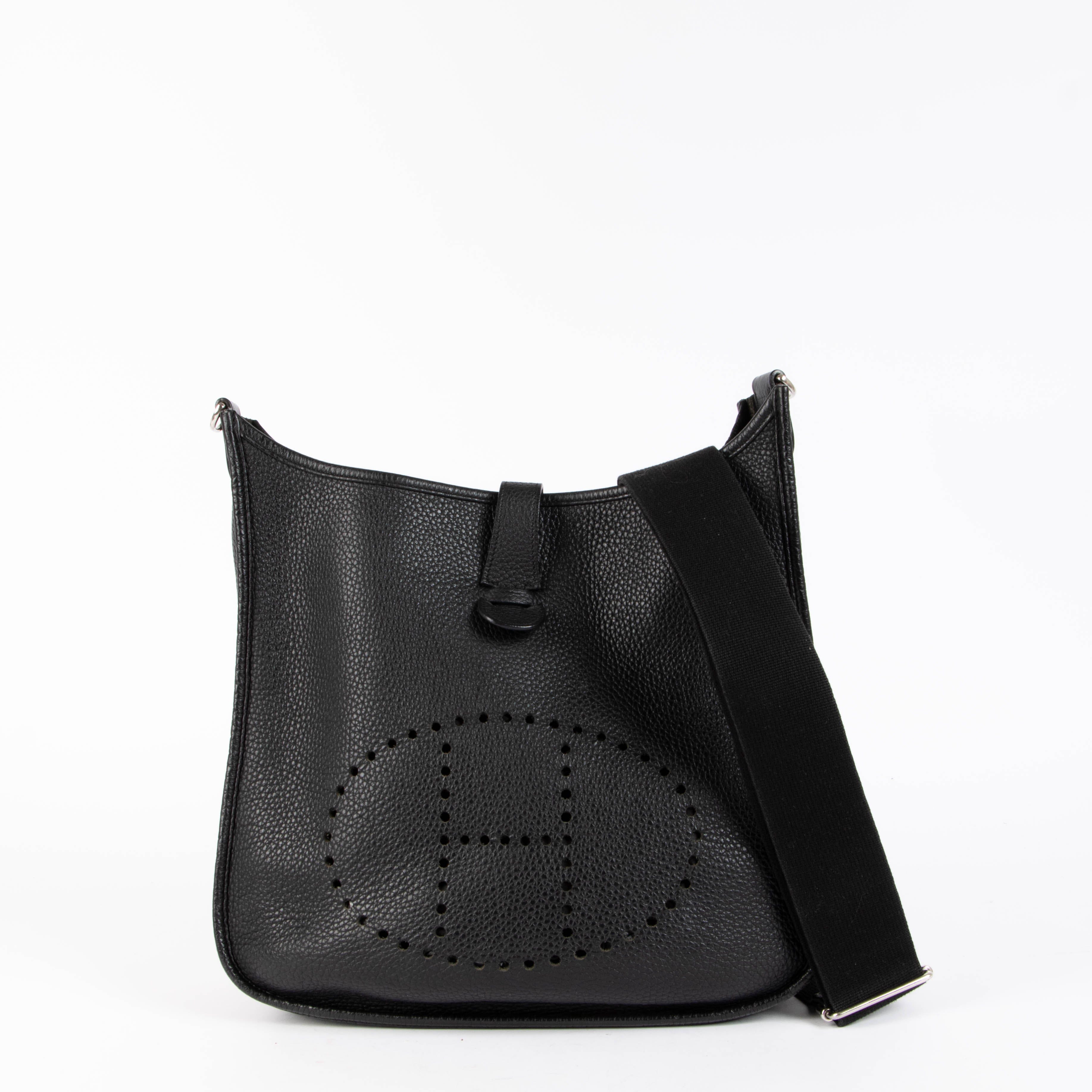 Hermès Evelyne III 33 Black Clemence PHW