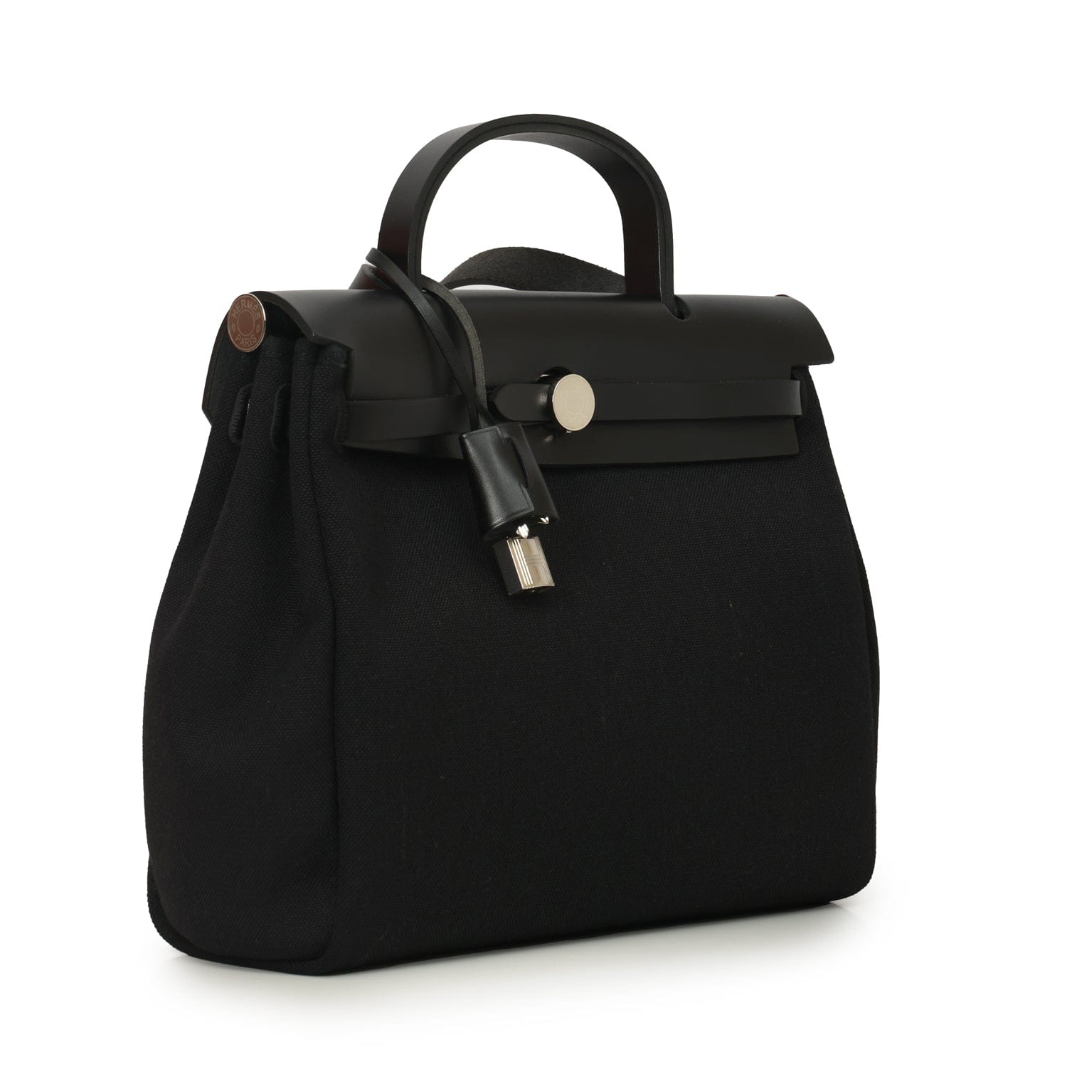 Hermes Herbag Zip 31 Noir/Fauve With Palladium Hardware | 2023