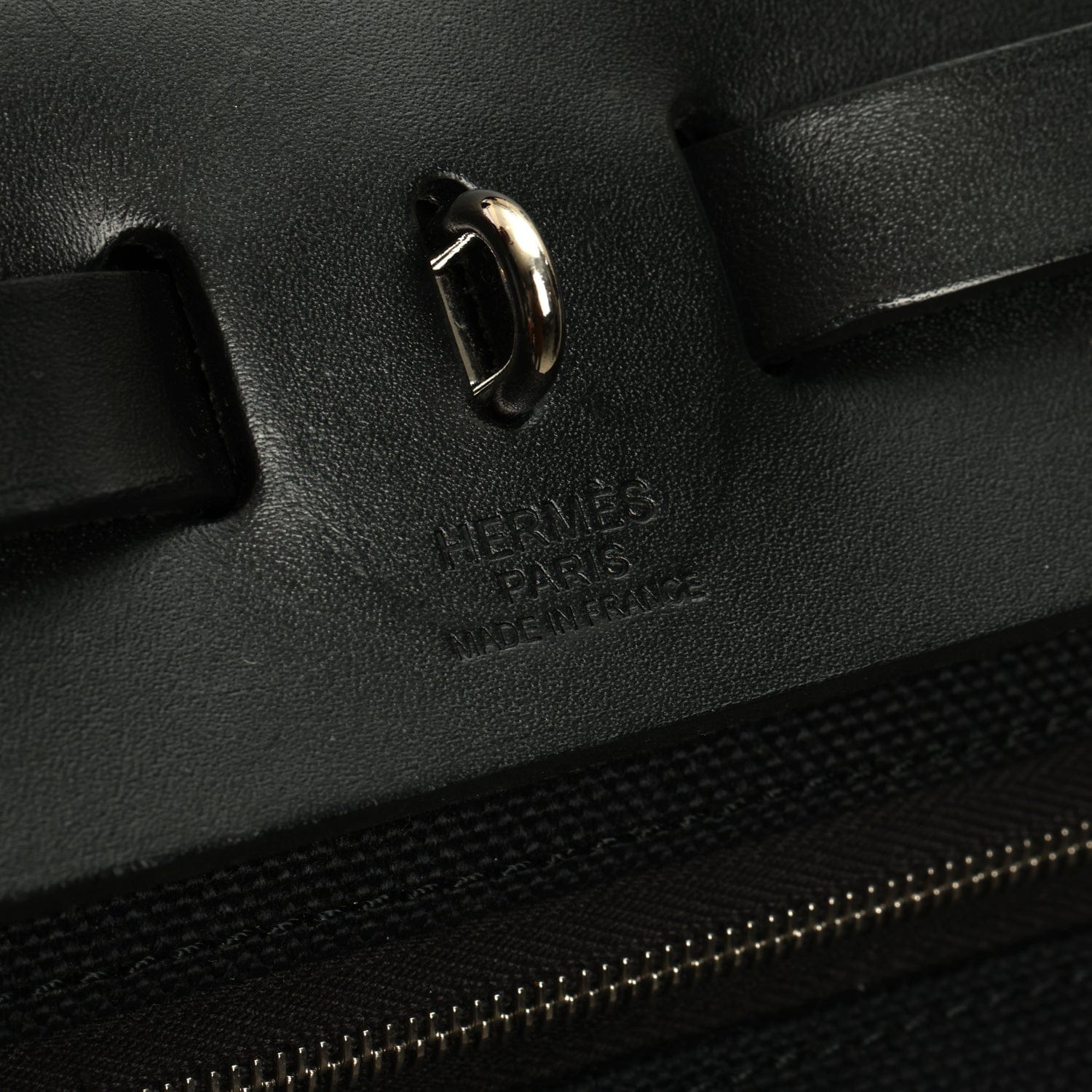Hermes Herbag Zip 31 Noir/Fauve With Palladium Hardware | 2023