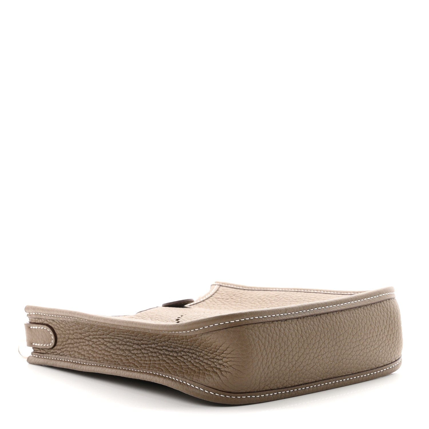 Hermes Taurillon Clemence Evelyne TPM Etoupe Bleu Indigo