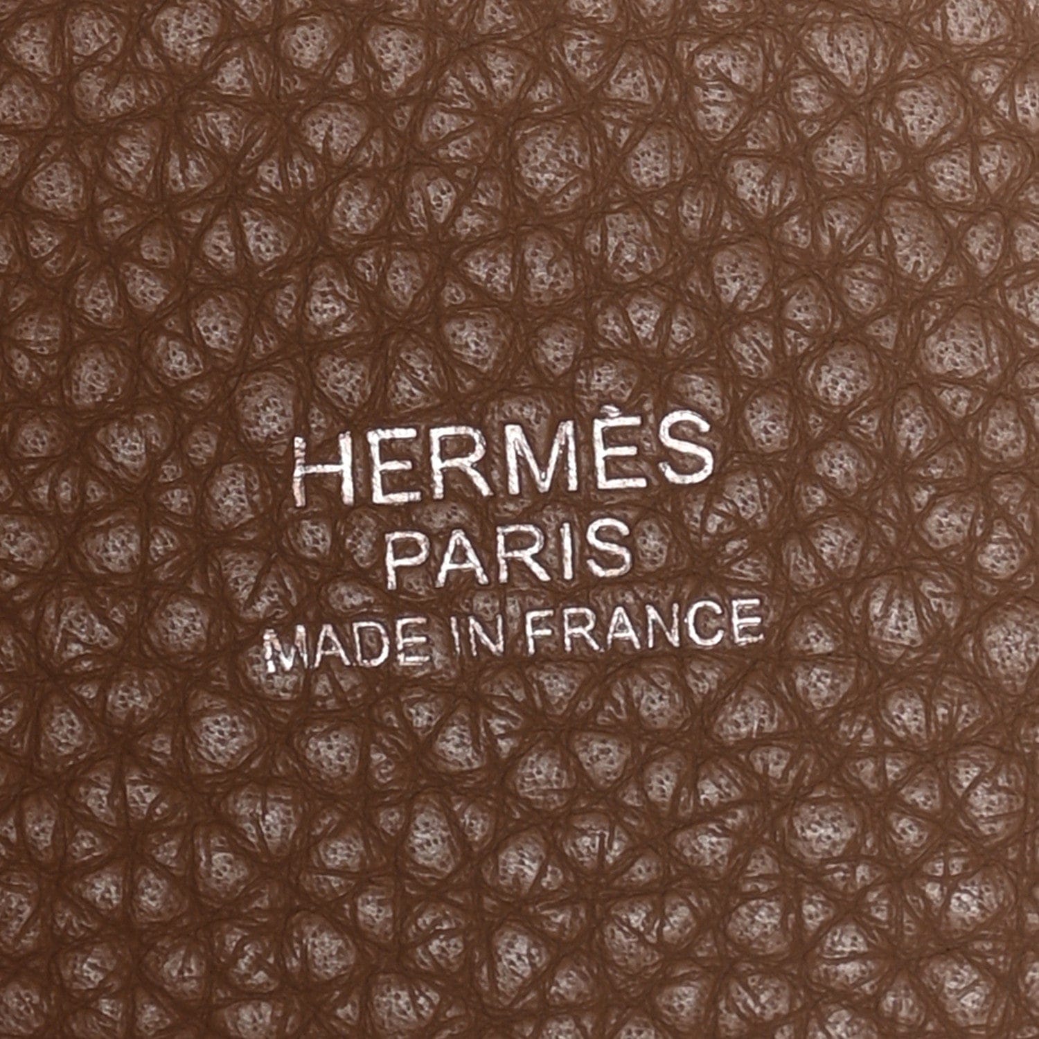 Hermes Taurillon Clemence Casaque Picotin Lock 22 mm Moutarde Gris Tourterelle
