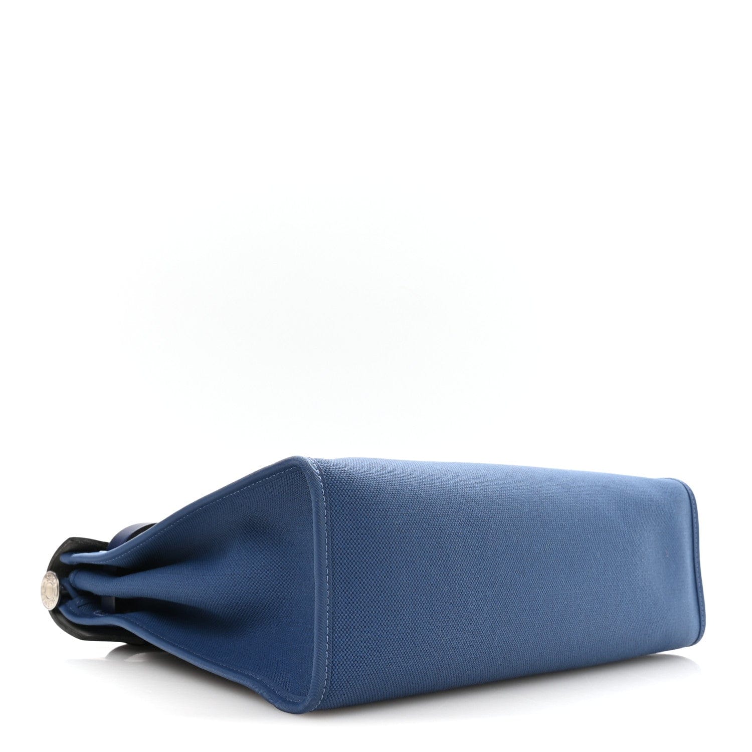 Hermes Military Toile Vache Hunter Herbag Zip 31 PM Bleu Brighton Bleu Saphir