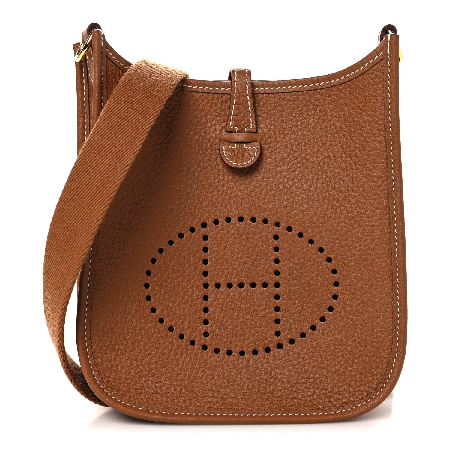 Hermes Taurillon Clemence Evelyne TPM Gold