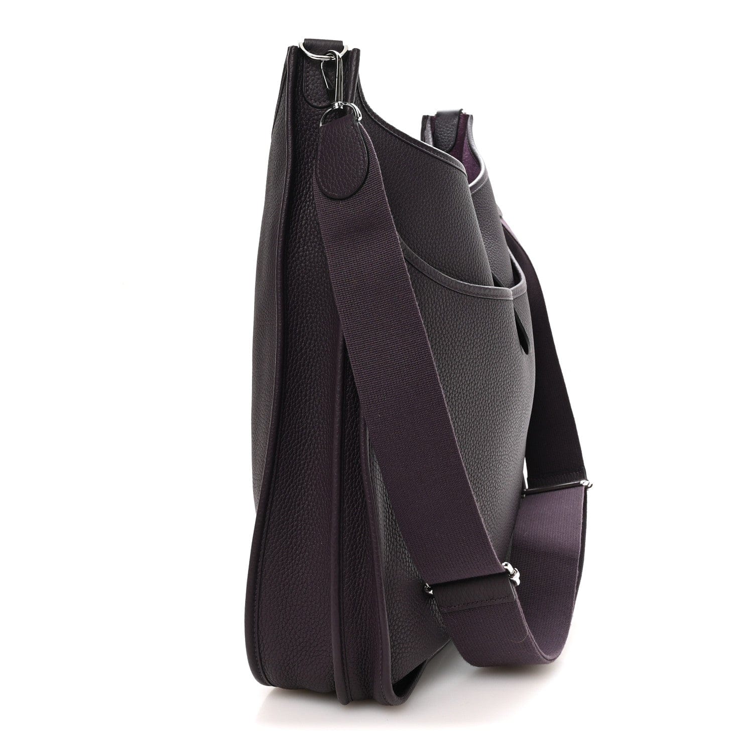 Hermes Taurillon Clemence Evelyne III TGM Prune