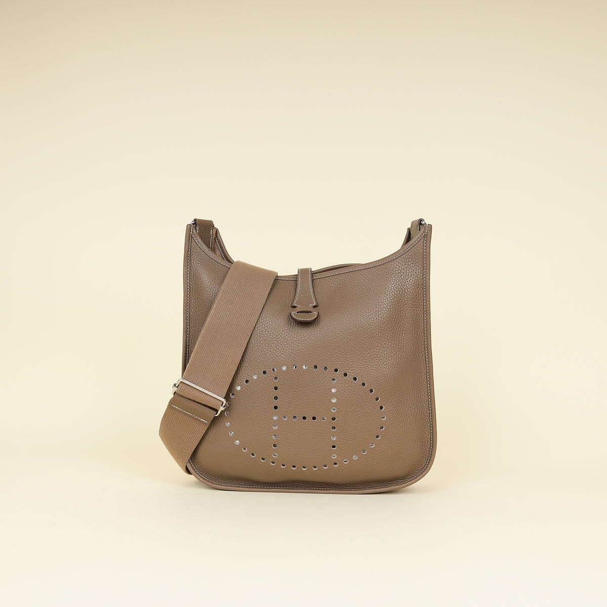 Hermes Etoupe Evelyne III PM Bag