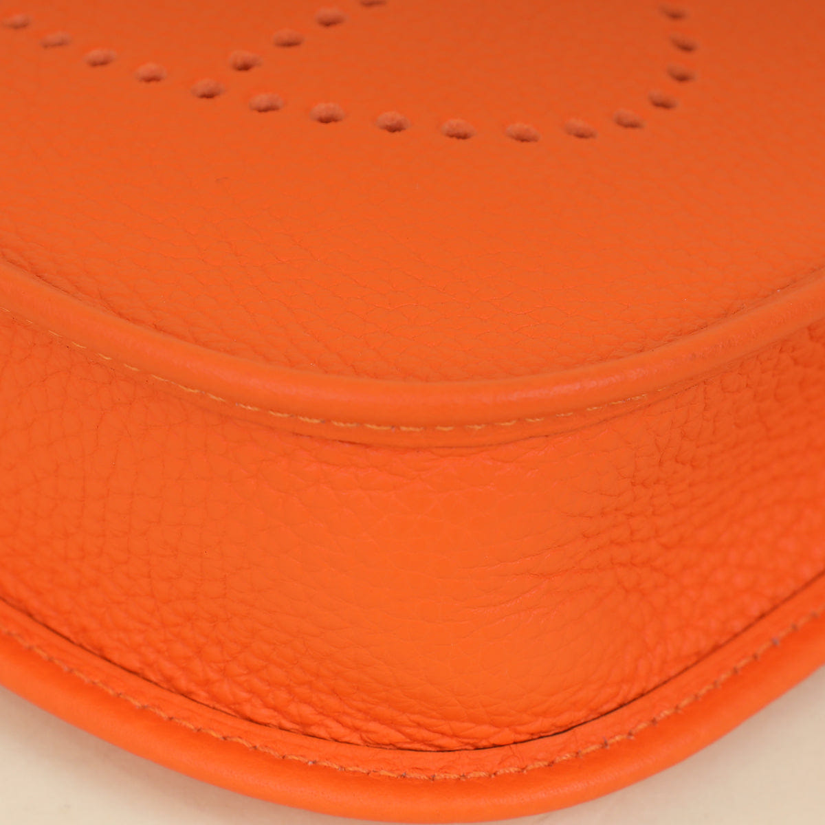 Hermes Orange Minium Evelyne 16 TPM Bag