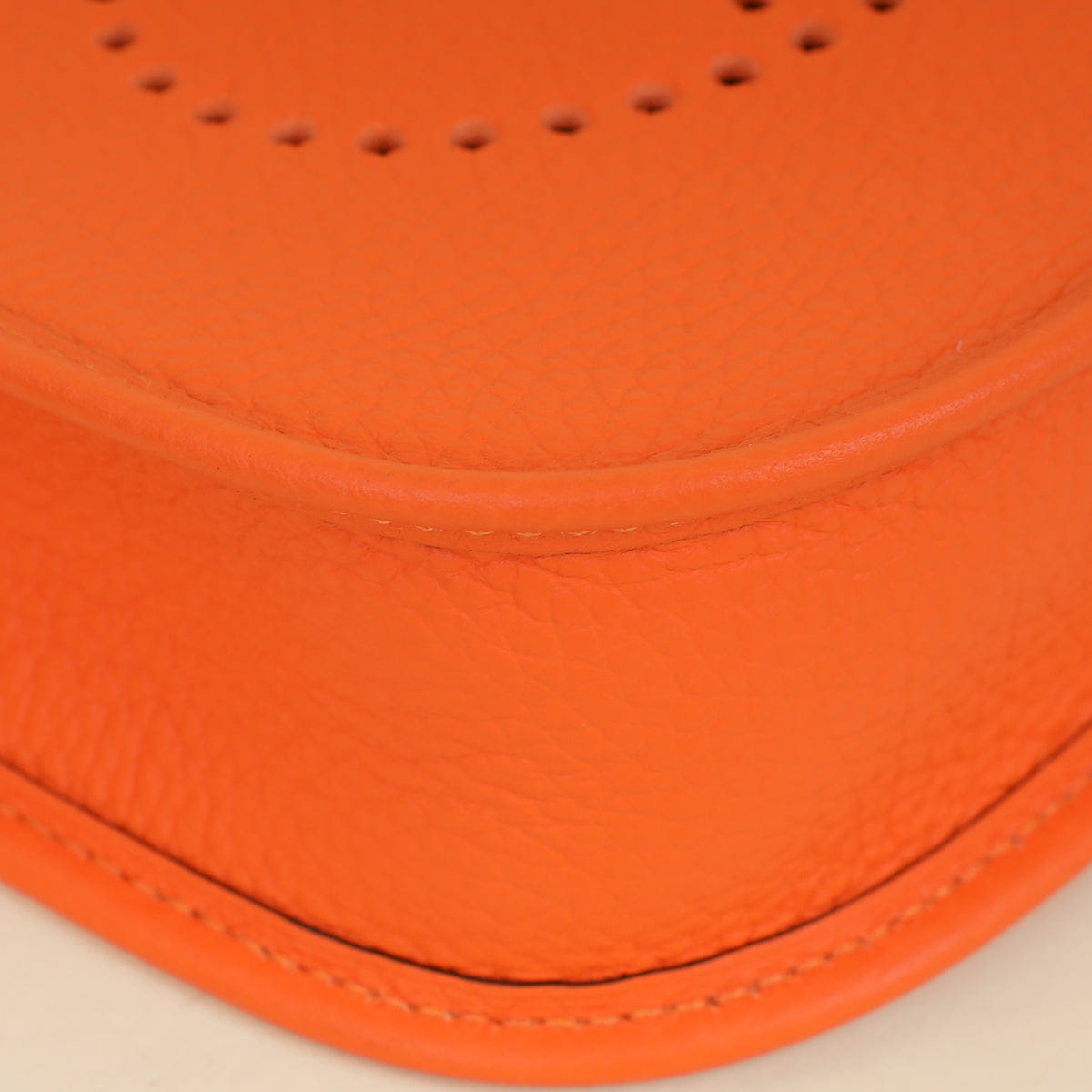 Hermes Orange Minium Evelyne 16 TPM Bag