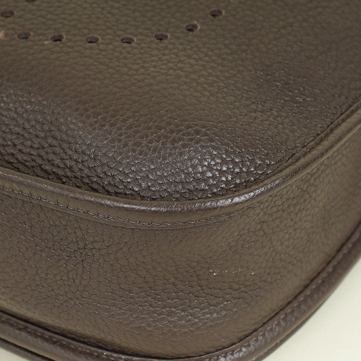 Hermes Chocolate Evelyne III PM Bag