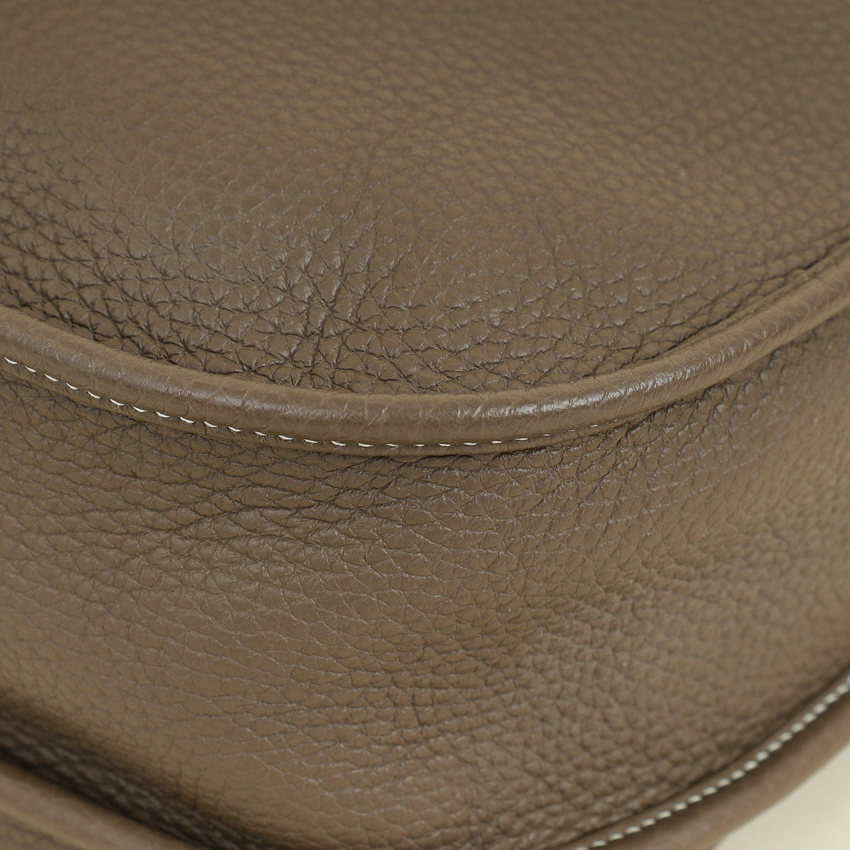 Hermes Etoupe Evelyne III GM Bag