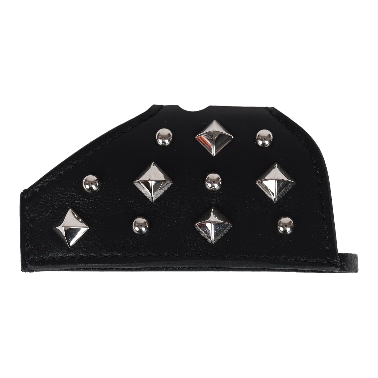 Hermes Rodeo Rock Bag Charm PM Black Milo Lambskin Palladium Hardware