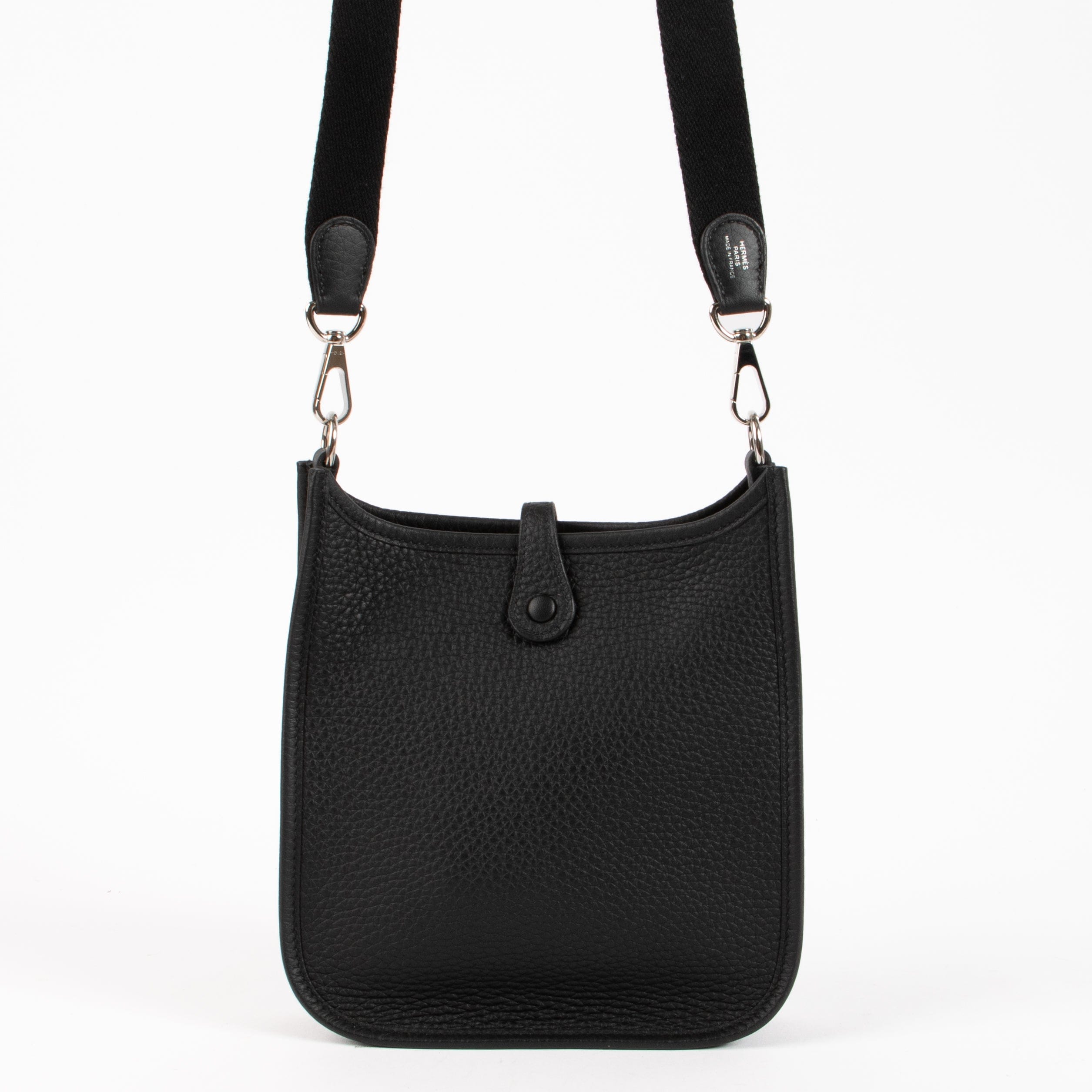 Hermès Evelyne 16 Black Clemence PHW