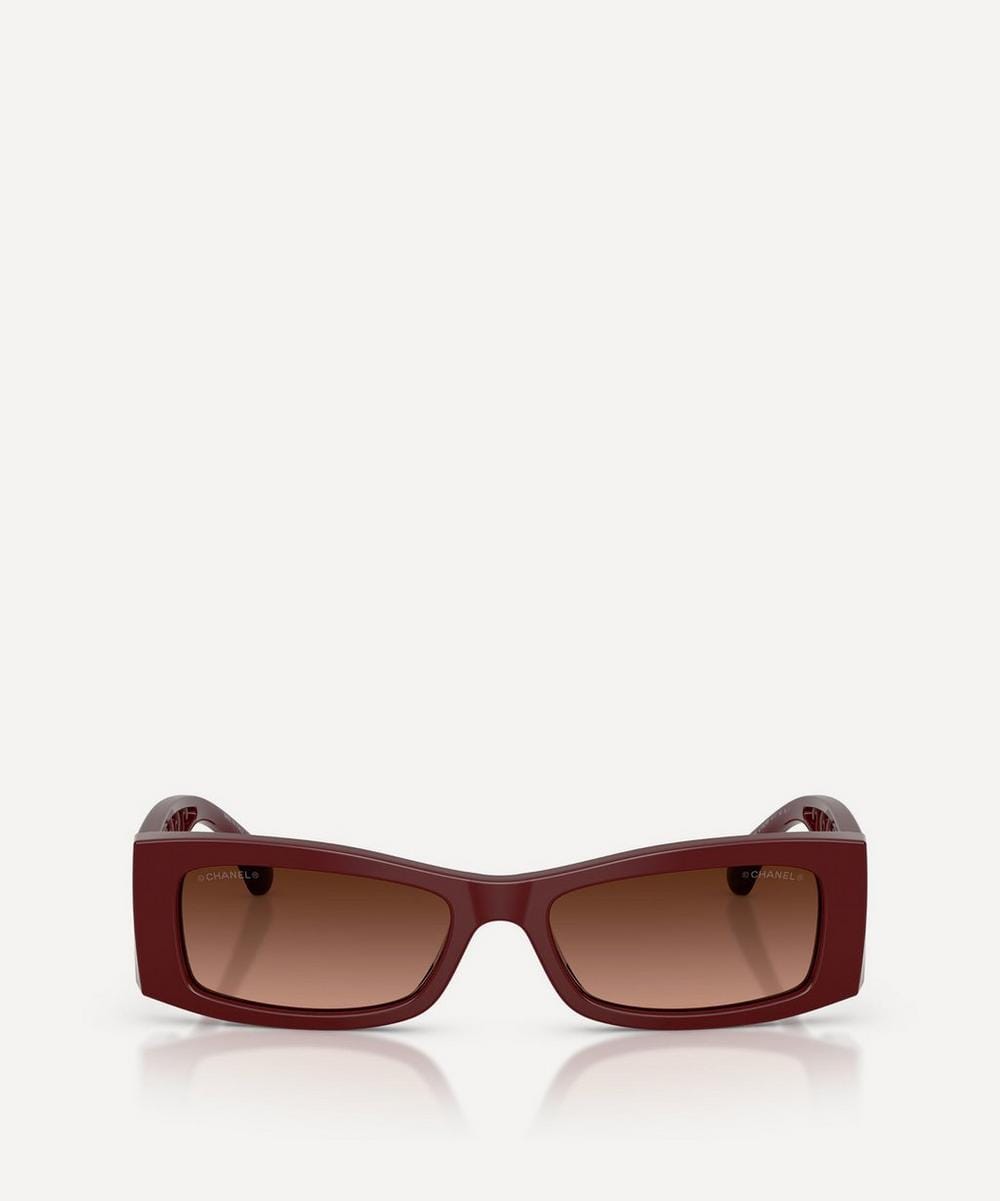Chanel Rectangle Acetate Sunglasses