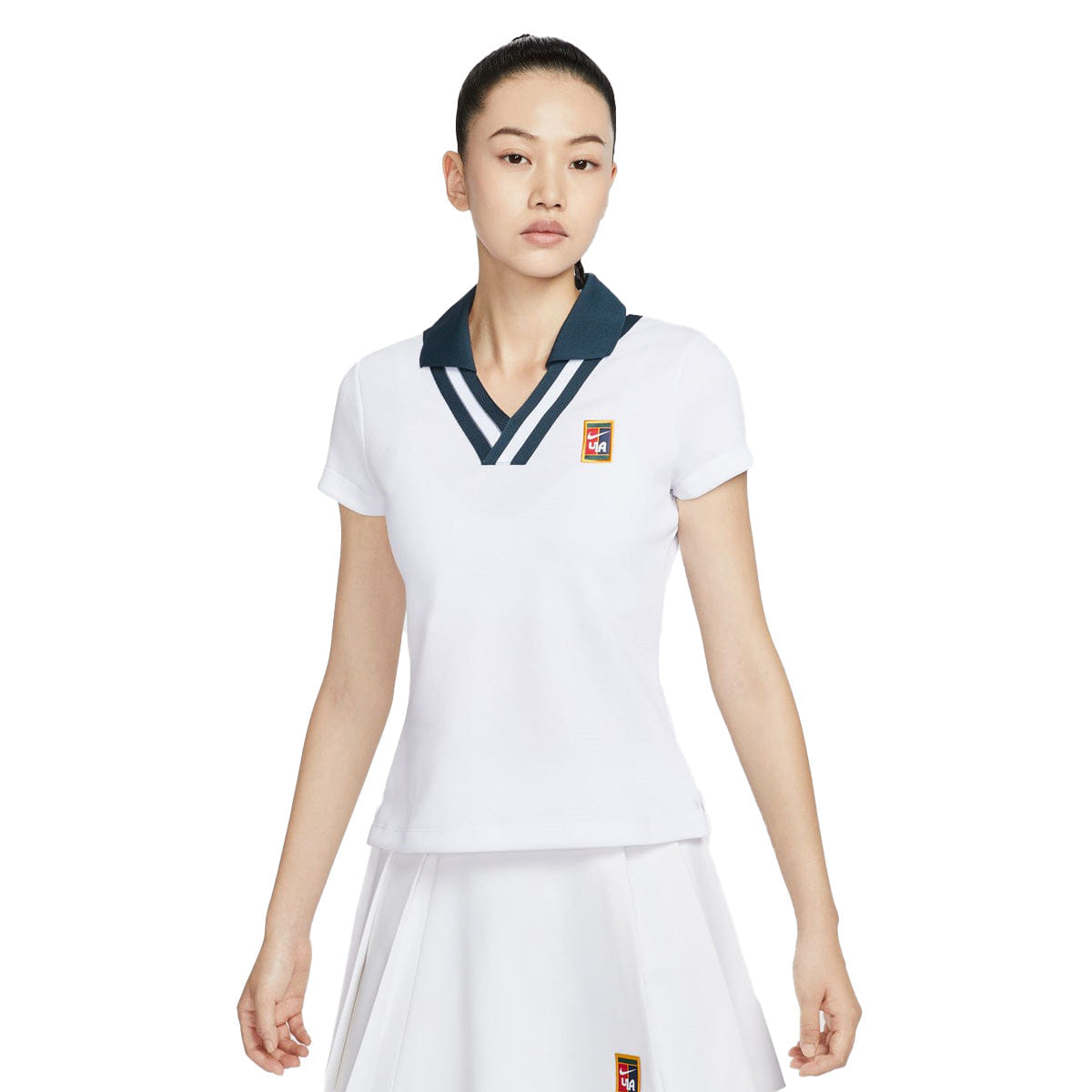 Nike '+ YOON Polo Top White Armory Navy