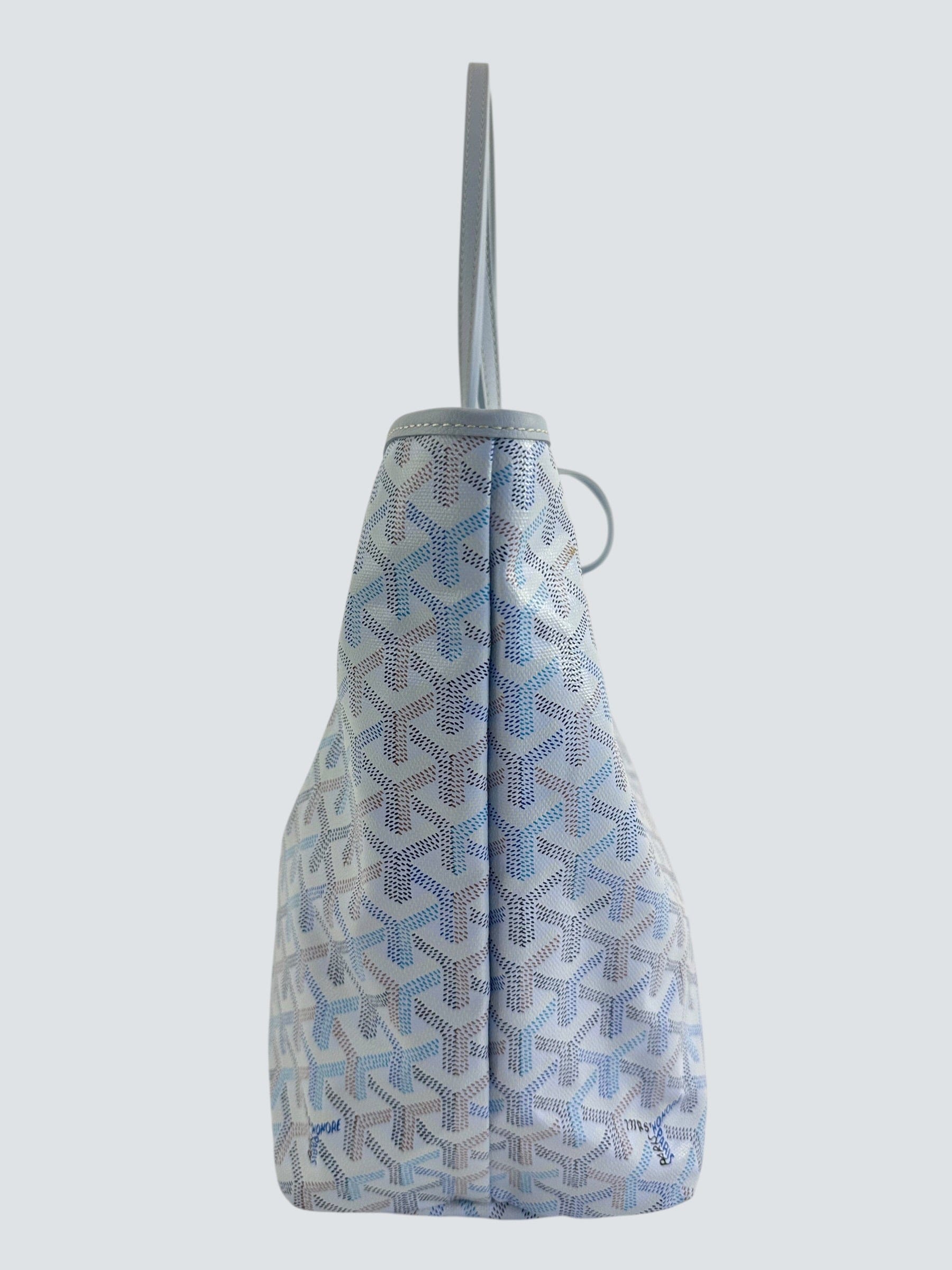 Goyard Limited Edition Polar Blue Canvas Saint Louis PM