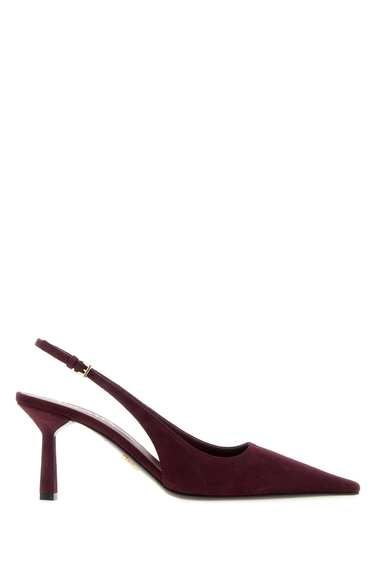 Prada Heel — Burgundy