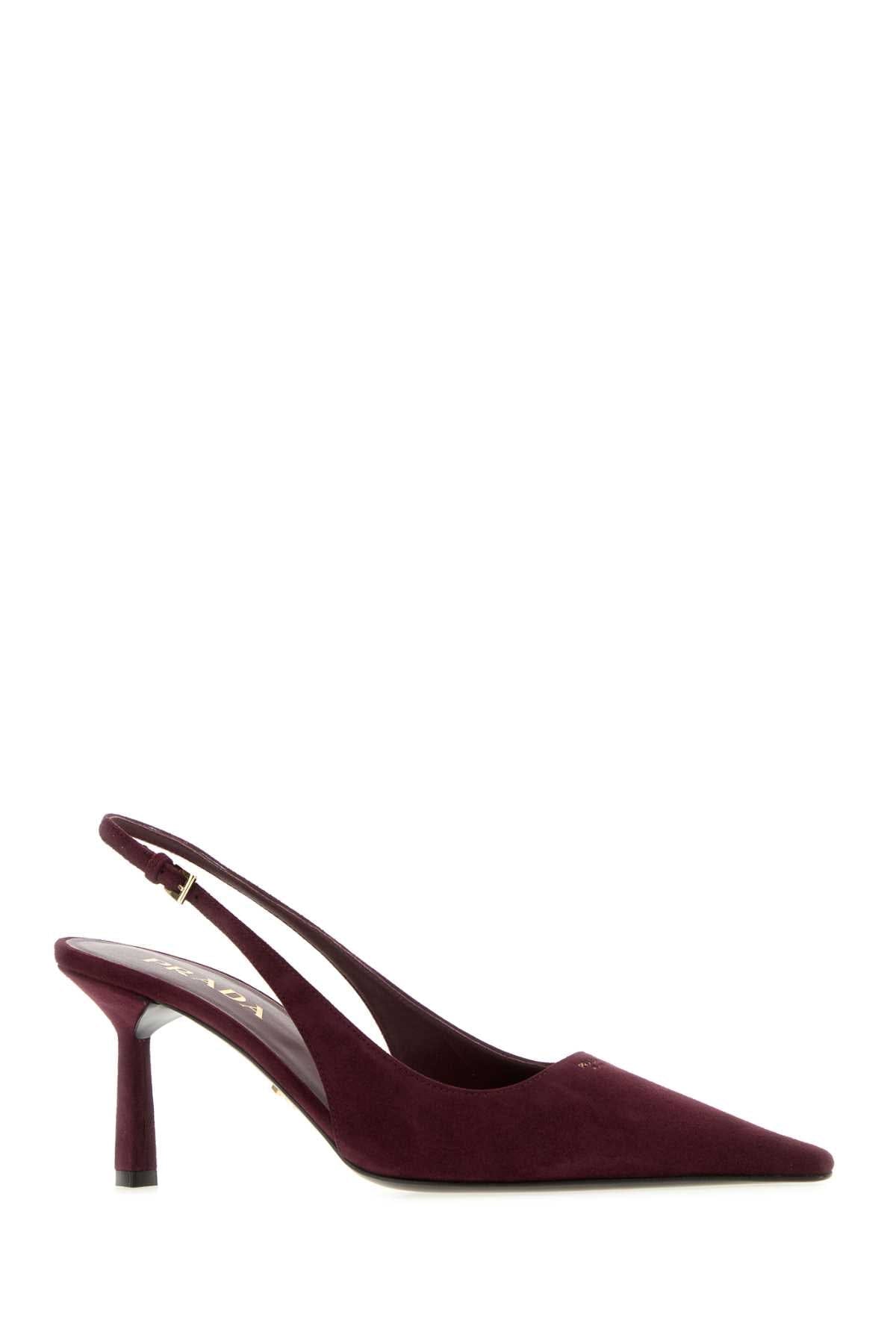 Prada Heel — Burgundy