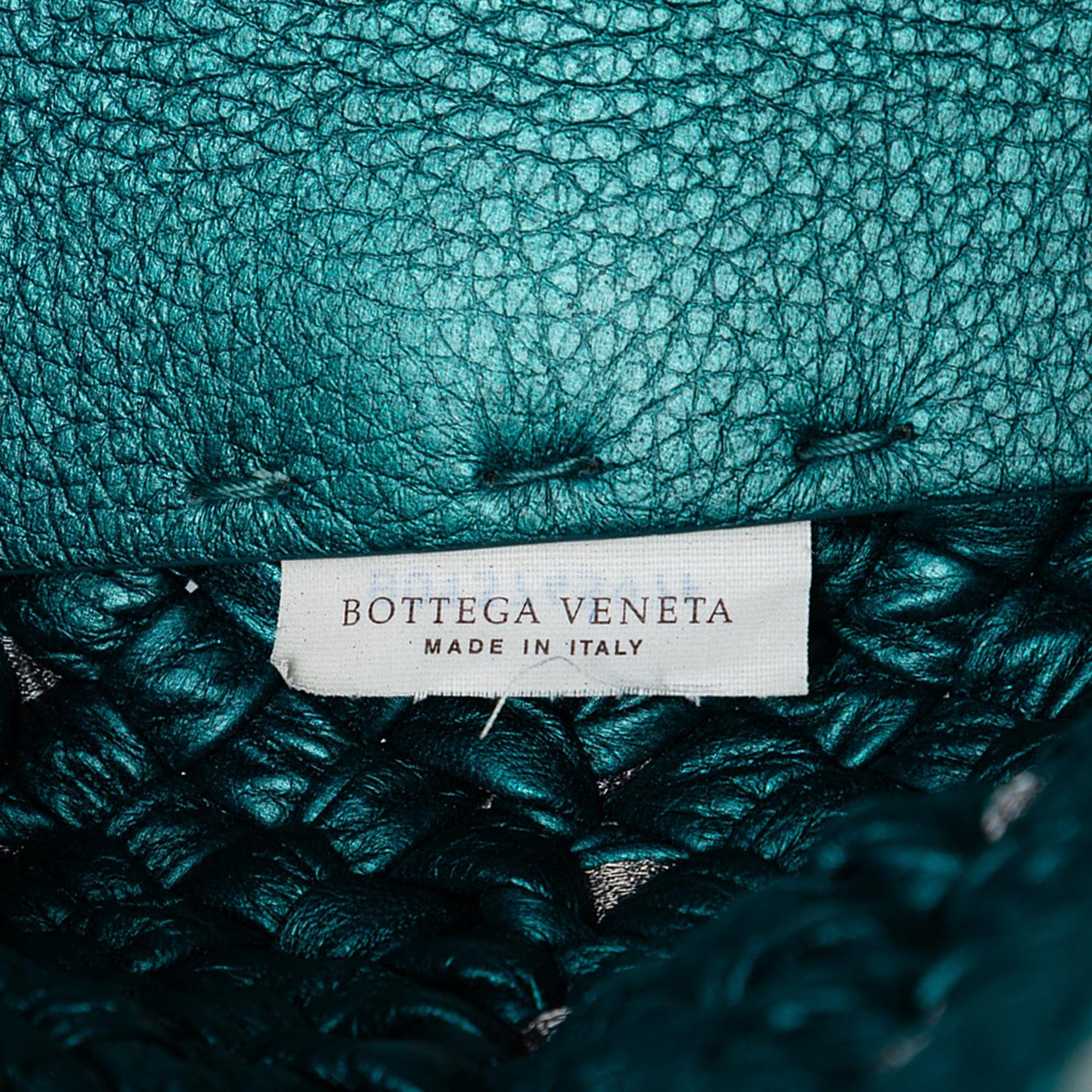 Bottega Veneta Medium Metallic Nappa Intrecciato Cesta Tote