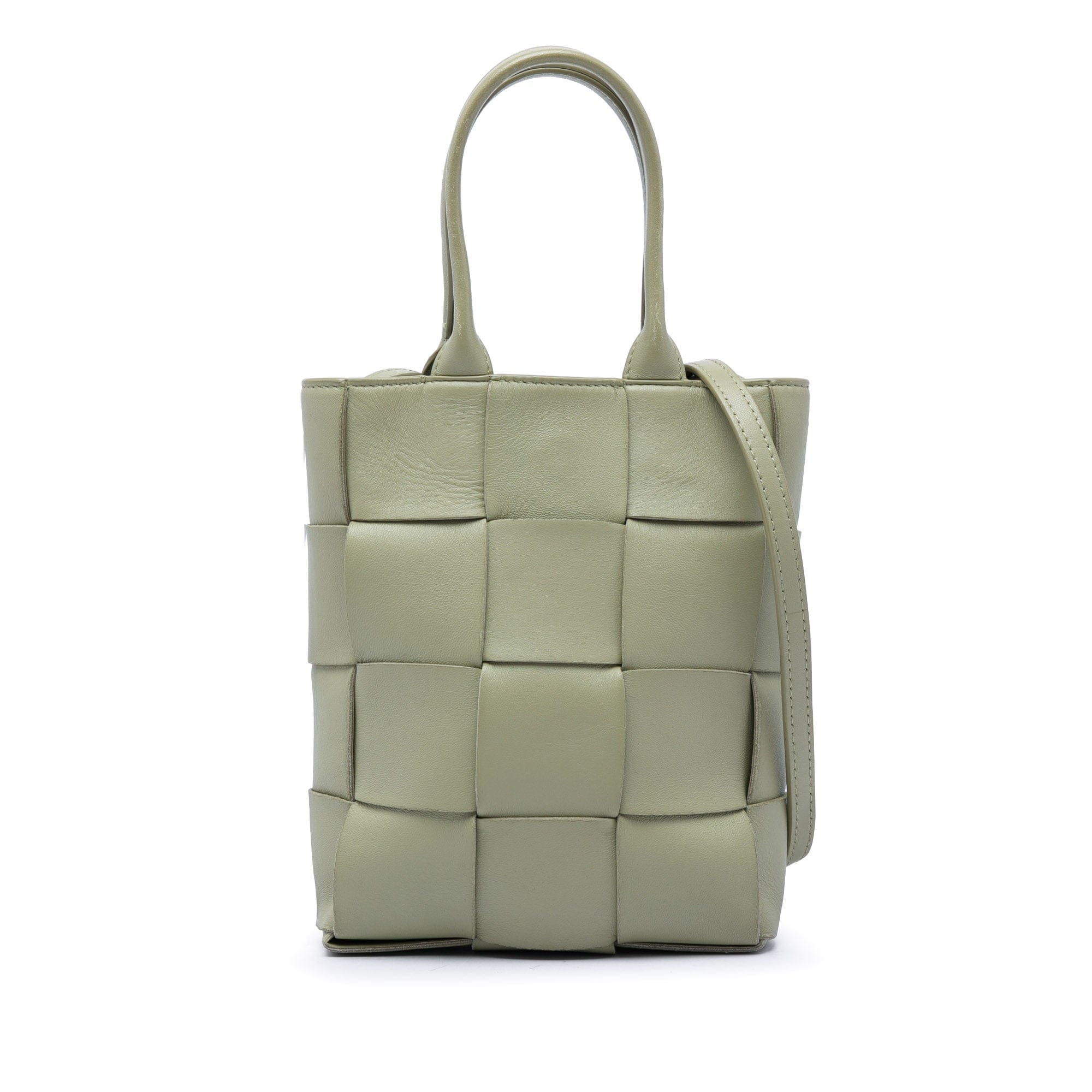 Bottega Veneta Mini Maxi Nappa Intrecciato North South Cassette Tote