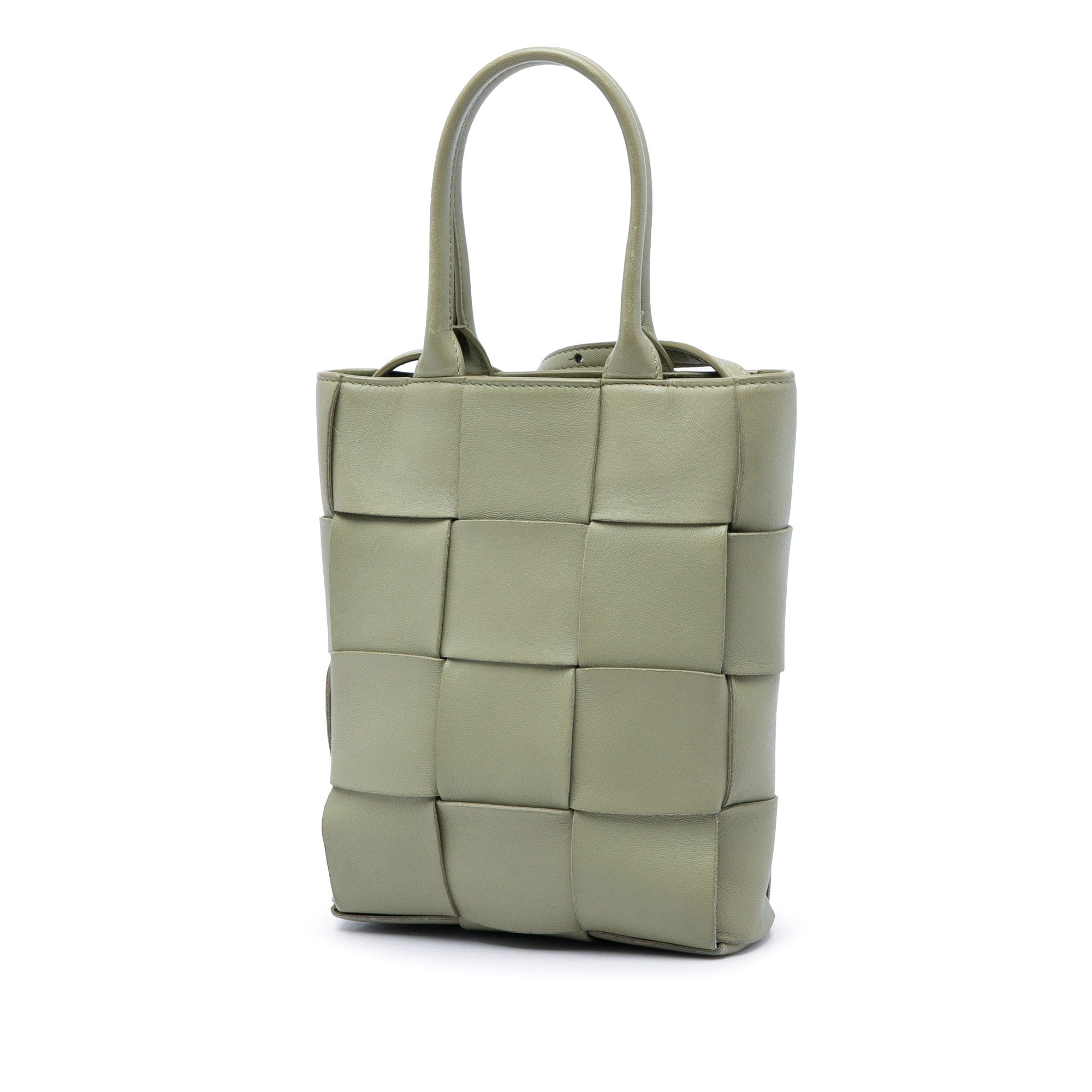 Bottega Veneta Mini Maxi Nappa Intrecciato North South Cassette Tote