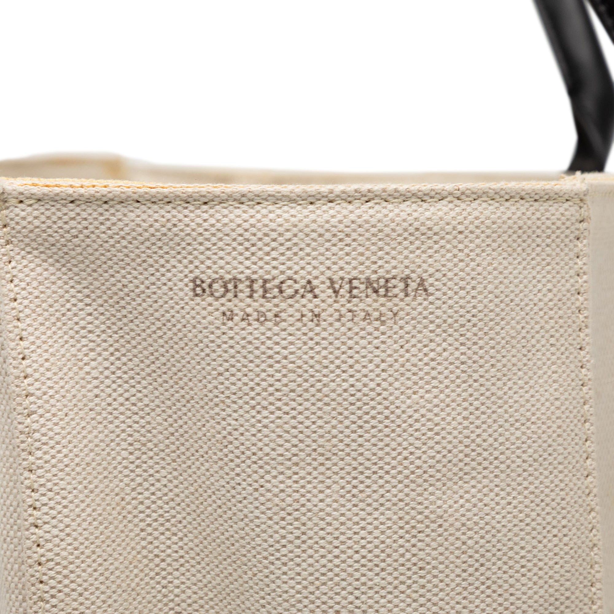 Bottega Veneta Medium Canvas Maxi Intrecciato Arco Tote