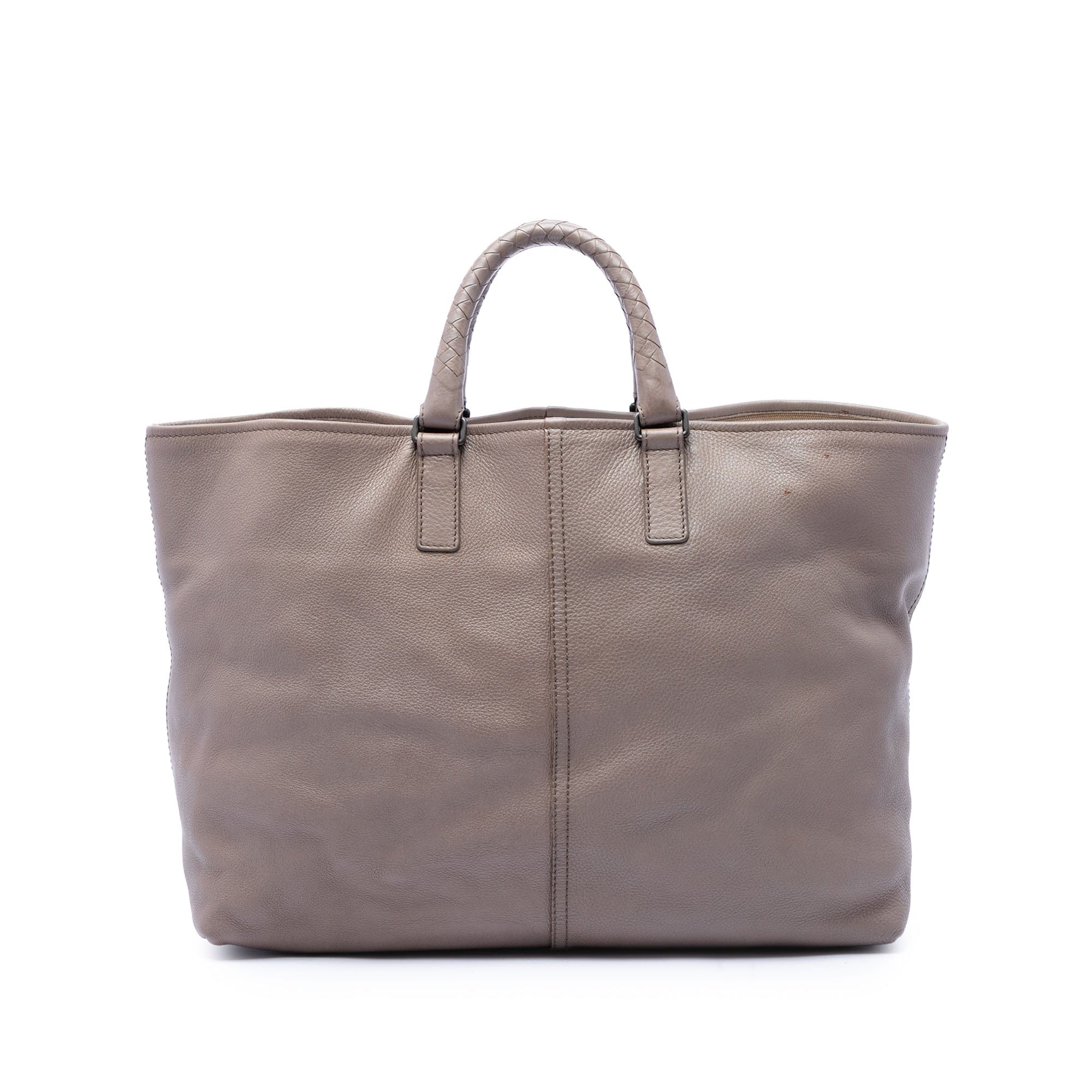 Bottega Veneta Calfskin Intrecciato Handle Tote