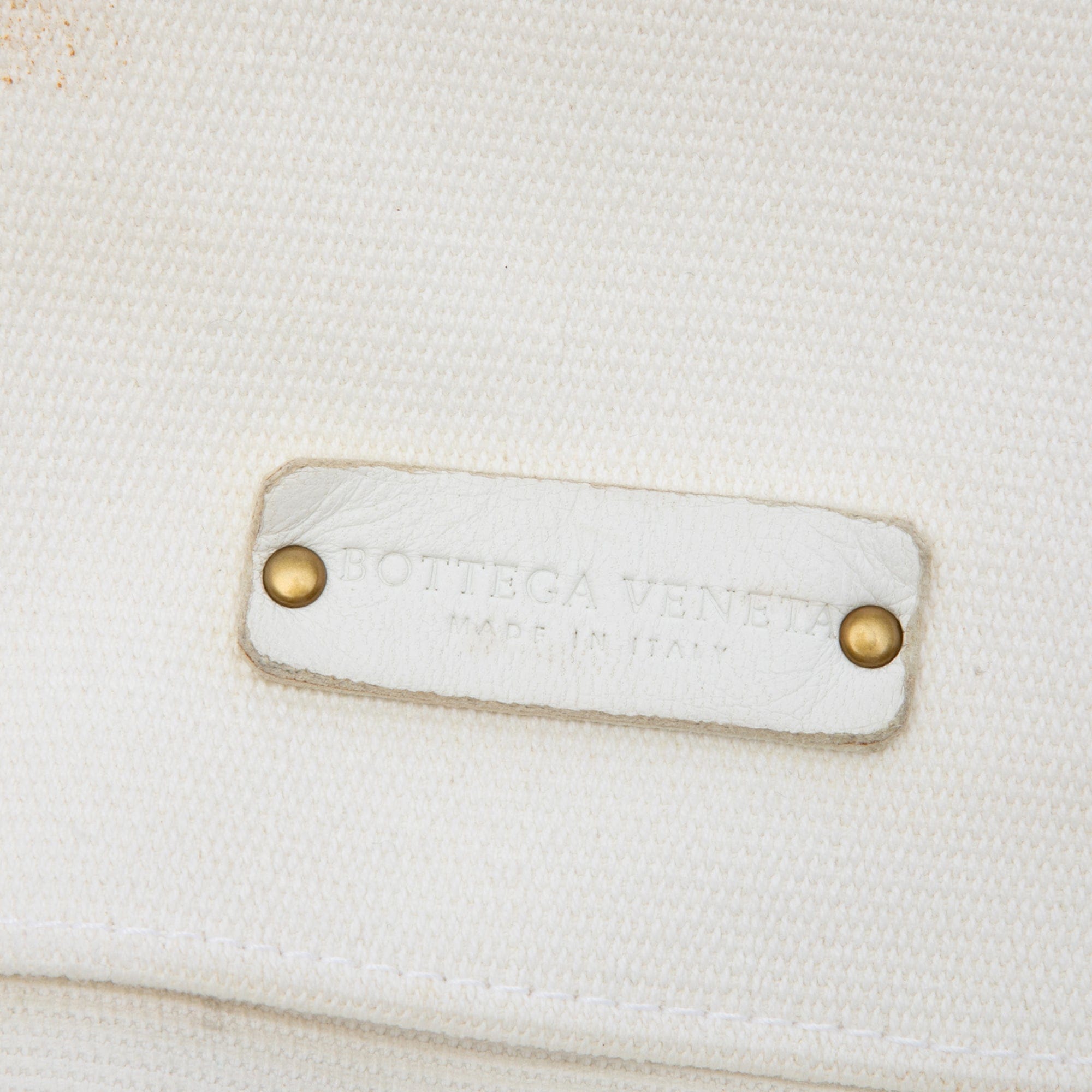 Bottega Veneta Canvas Braided Tote