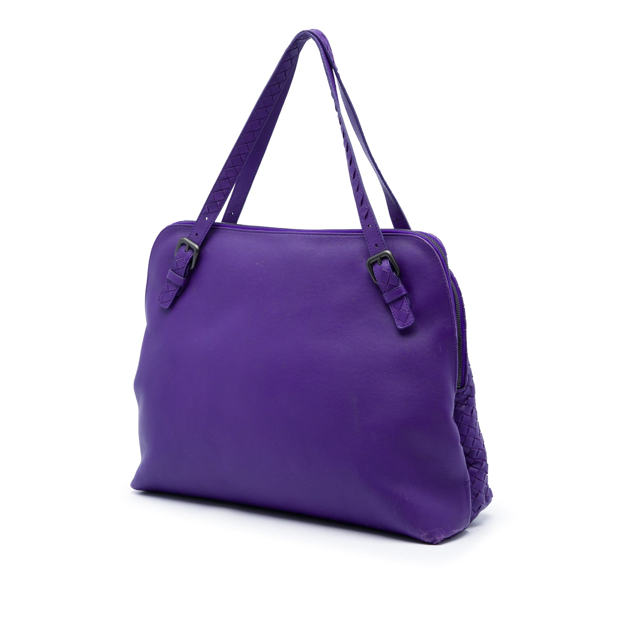 Bottega Veneta Nappa Intrecciato Double Zip Tote