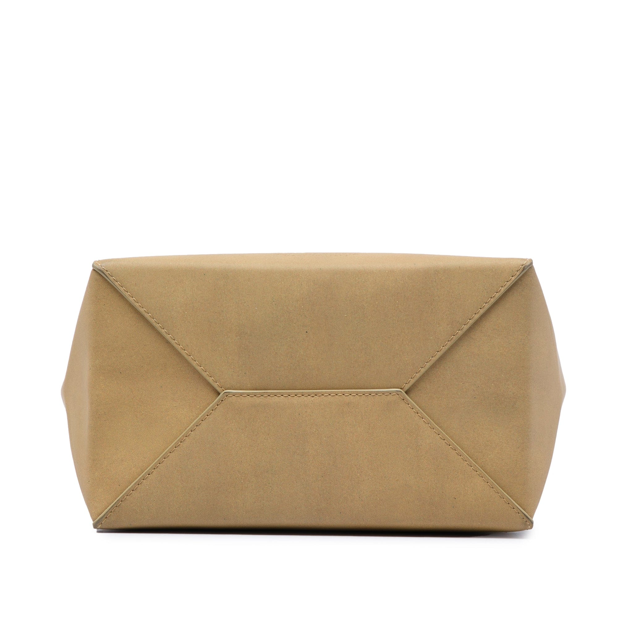 Bottega Veneta Small Raw Paper Calfskin Tote