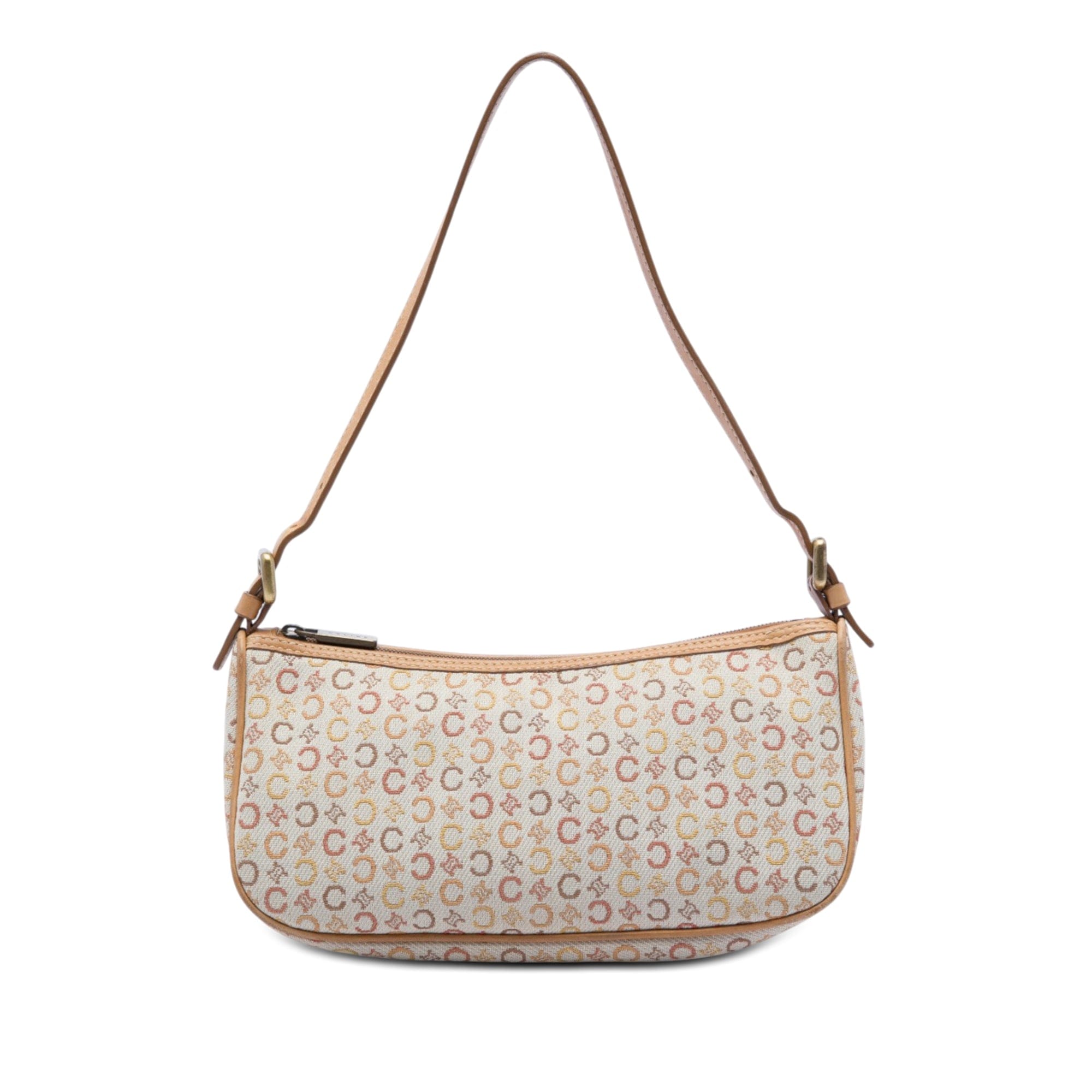 Celine C Macadam Canvas Shoulder Bag