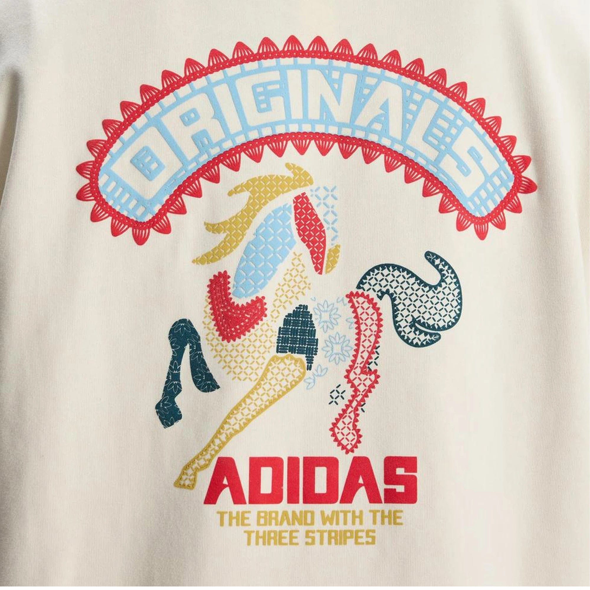 adidas LNY T-Shirt Cream White