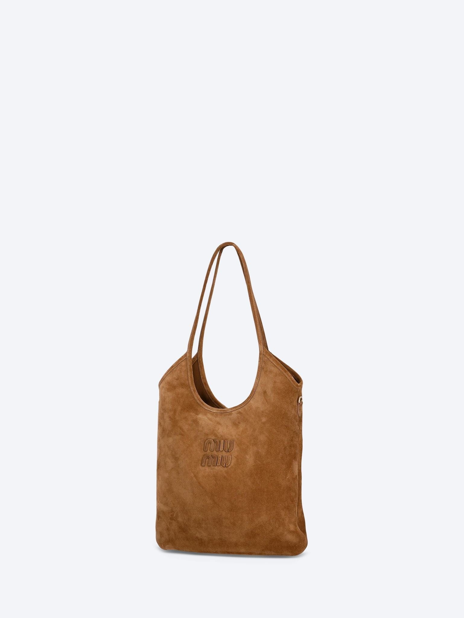 MIU MIU Ivy suede tote bag