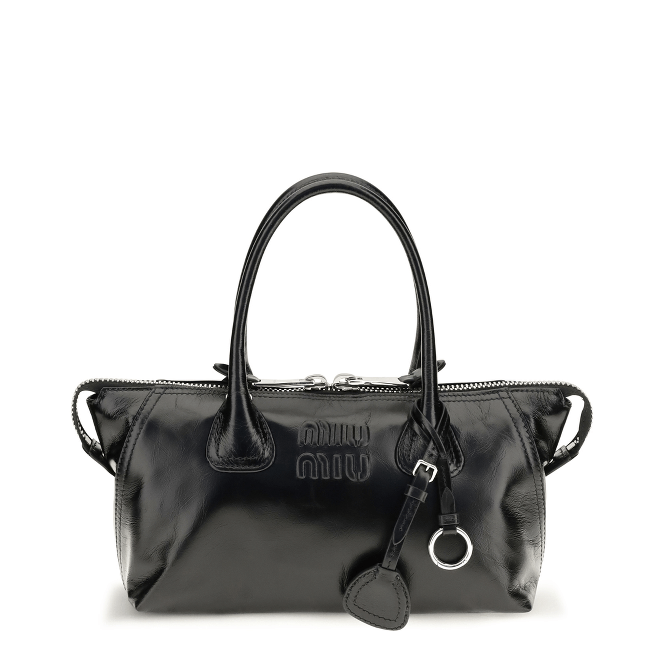 Miu Miu Calfskin Handbag - Brown