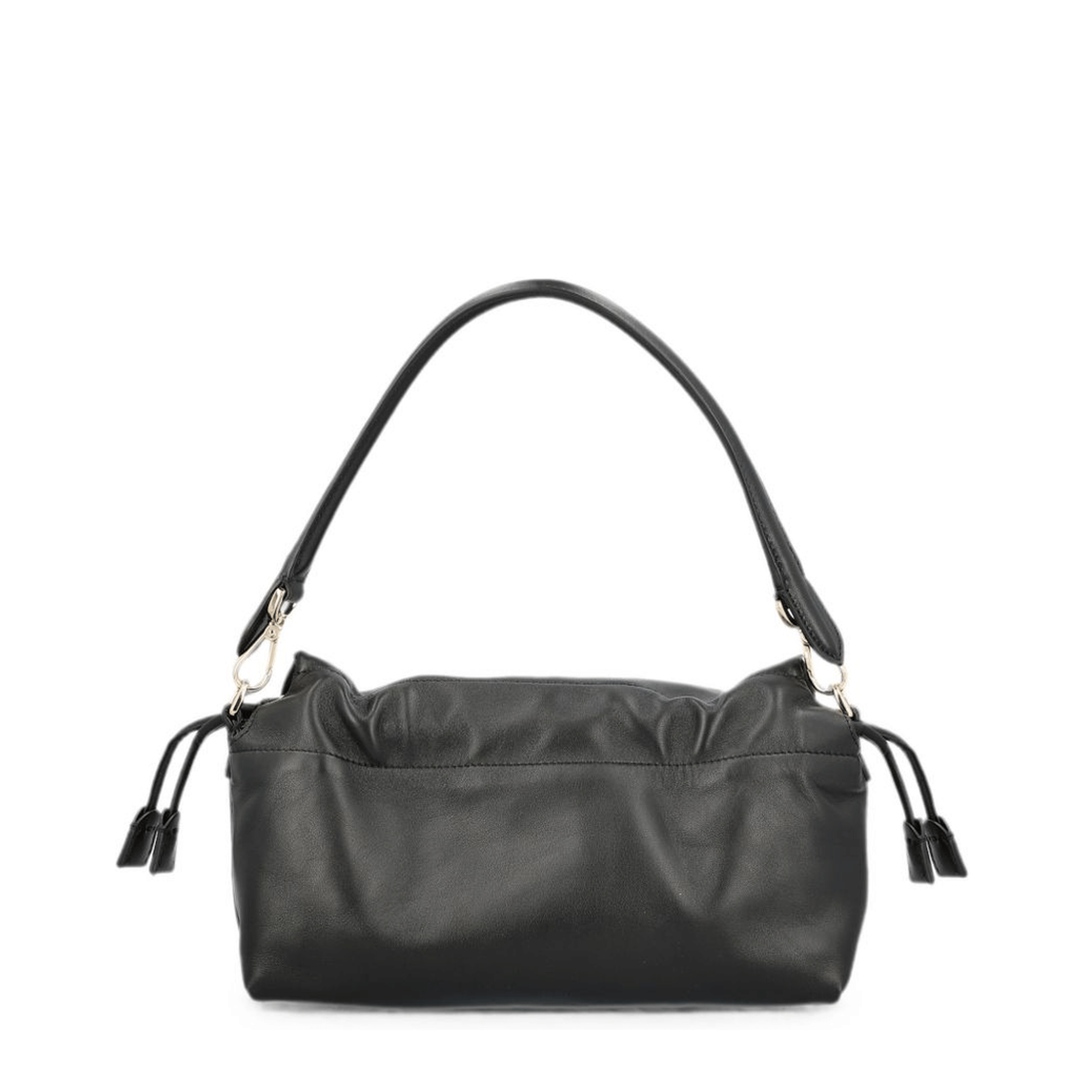 Fendi Baguette Medium Soft Nappa Leather Handbag - Black