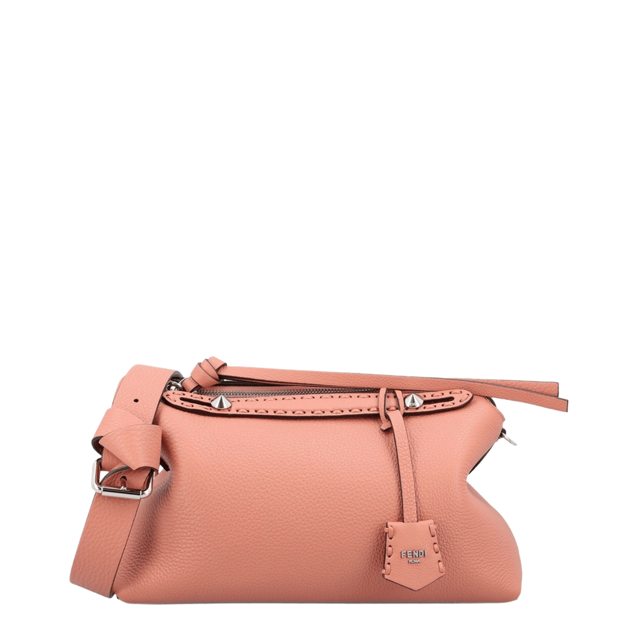 Fendi By The Way Selleria Medium Calfskin Handbag - Powder Pink