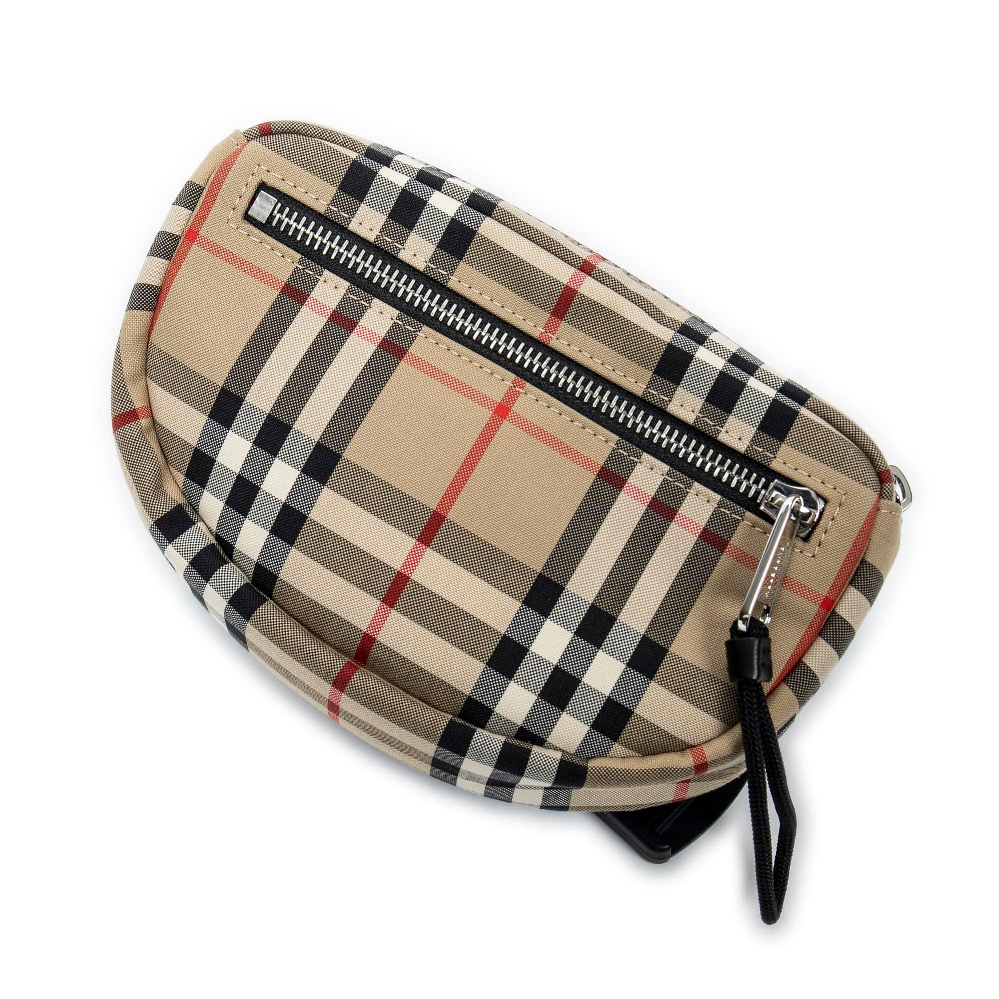 Burberry Beige/Black Canvas Waist Bag AAY7664