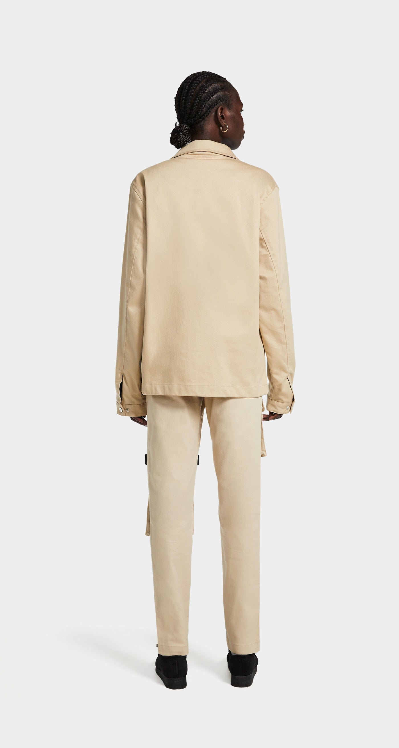 Coach Cargo Coach Jacket Beige
