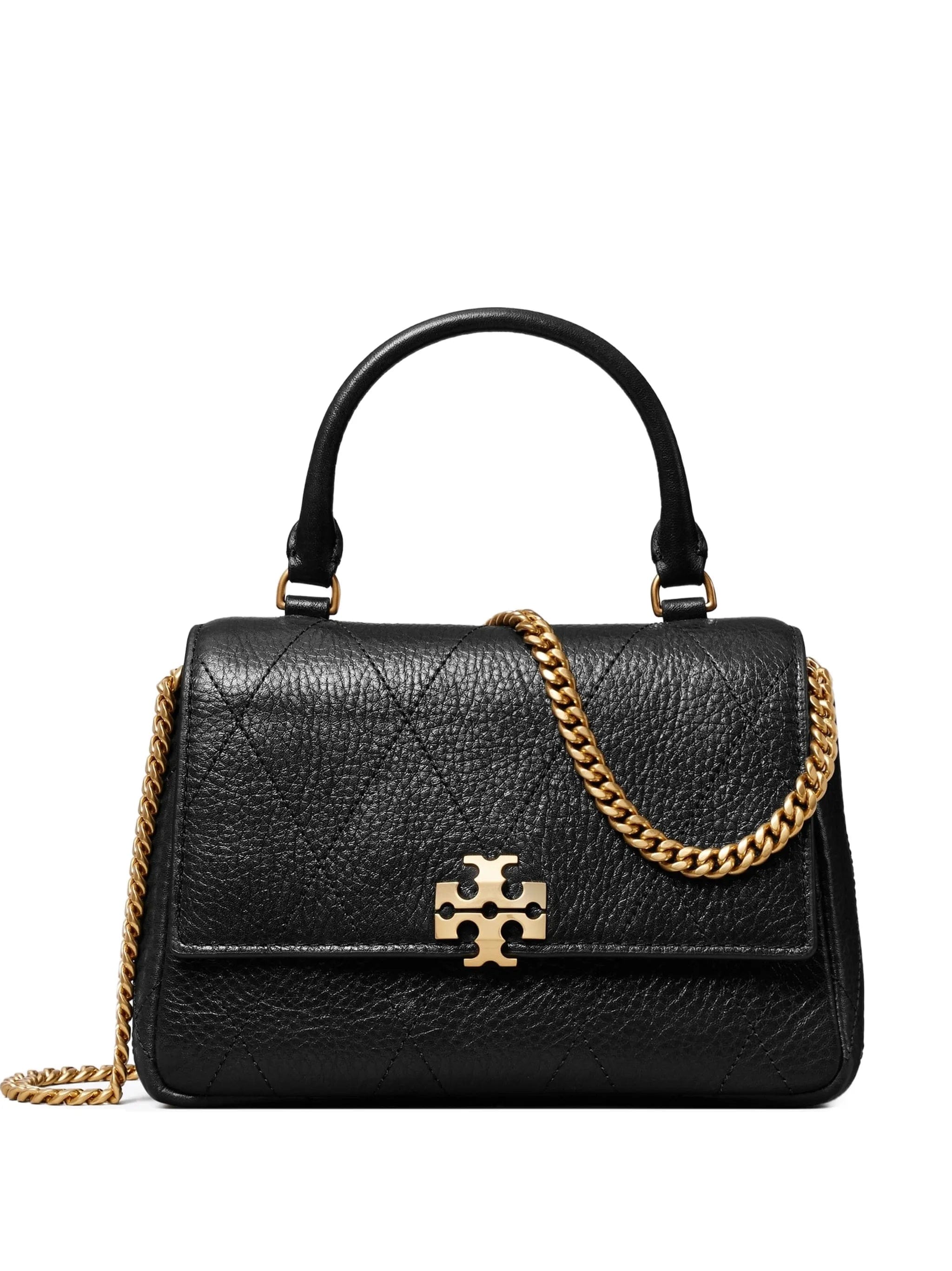 Tory Burch mini Charlie quilted top - handle crossbody bag