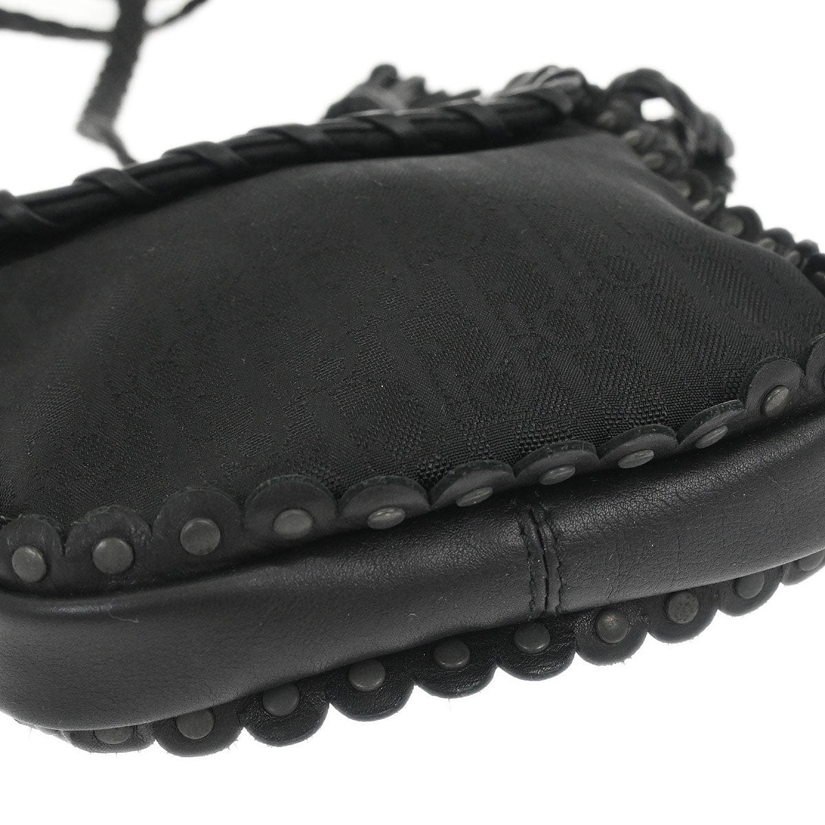 Christian Dior Black Trotter Ethnic Shoulder Bag