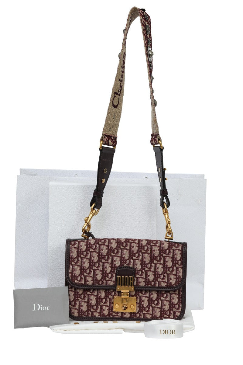 Christian Dior Addict Oblique Flap Shoulder Bag