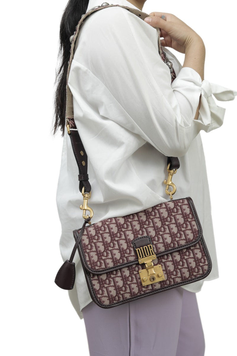 Christian Dior Addict Oblique Flap Shoulder Bag