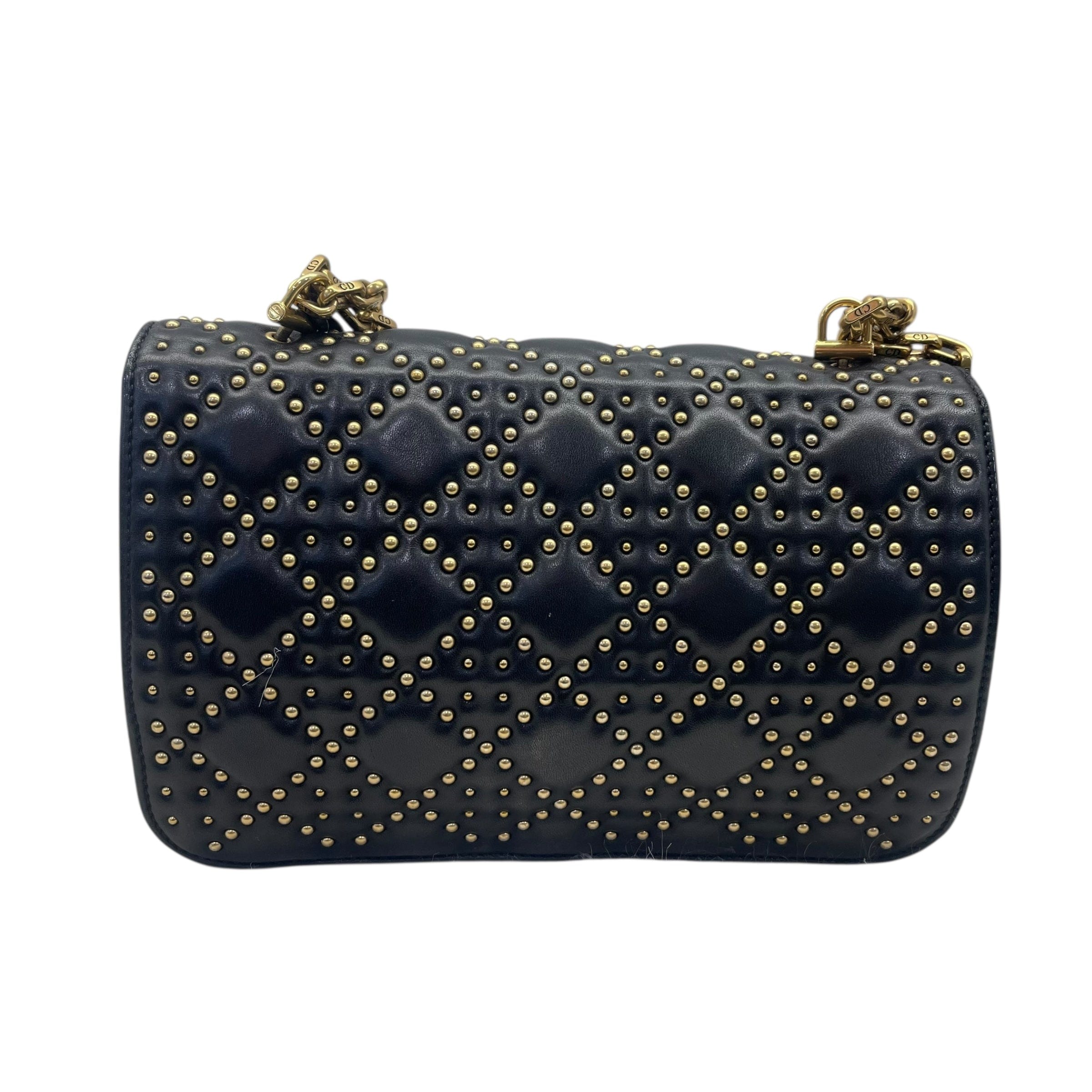 Christian Dior Dior Black Leather Dioraddict Flap Shoulder Bag