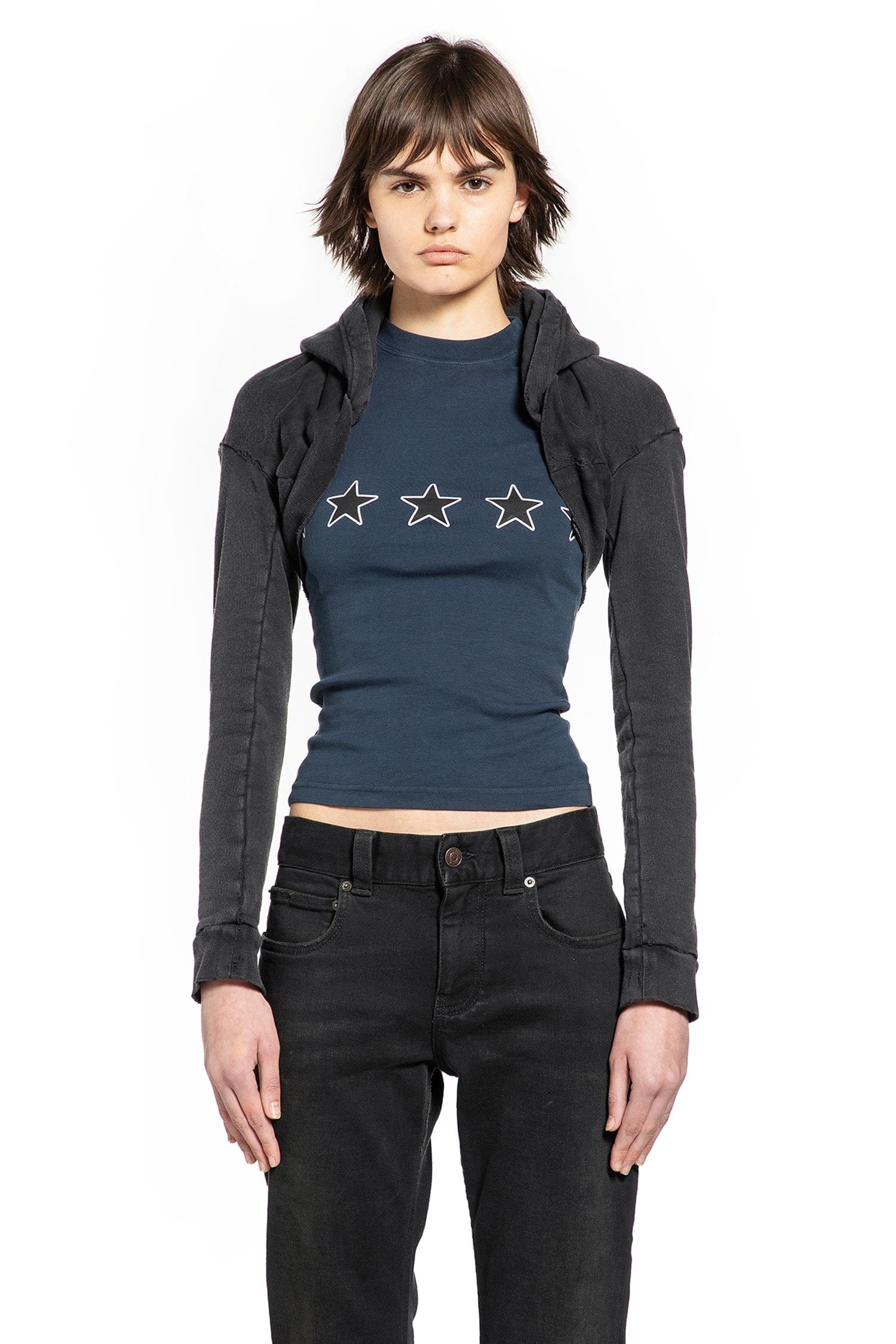 Balenciaga Cropped Hoodie