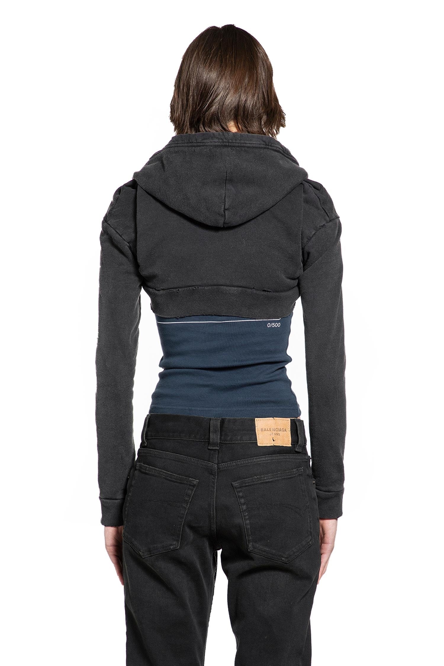 Balenciaga Cropped Hoodie