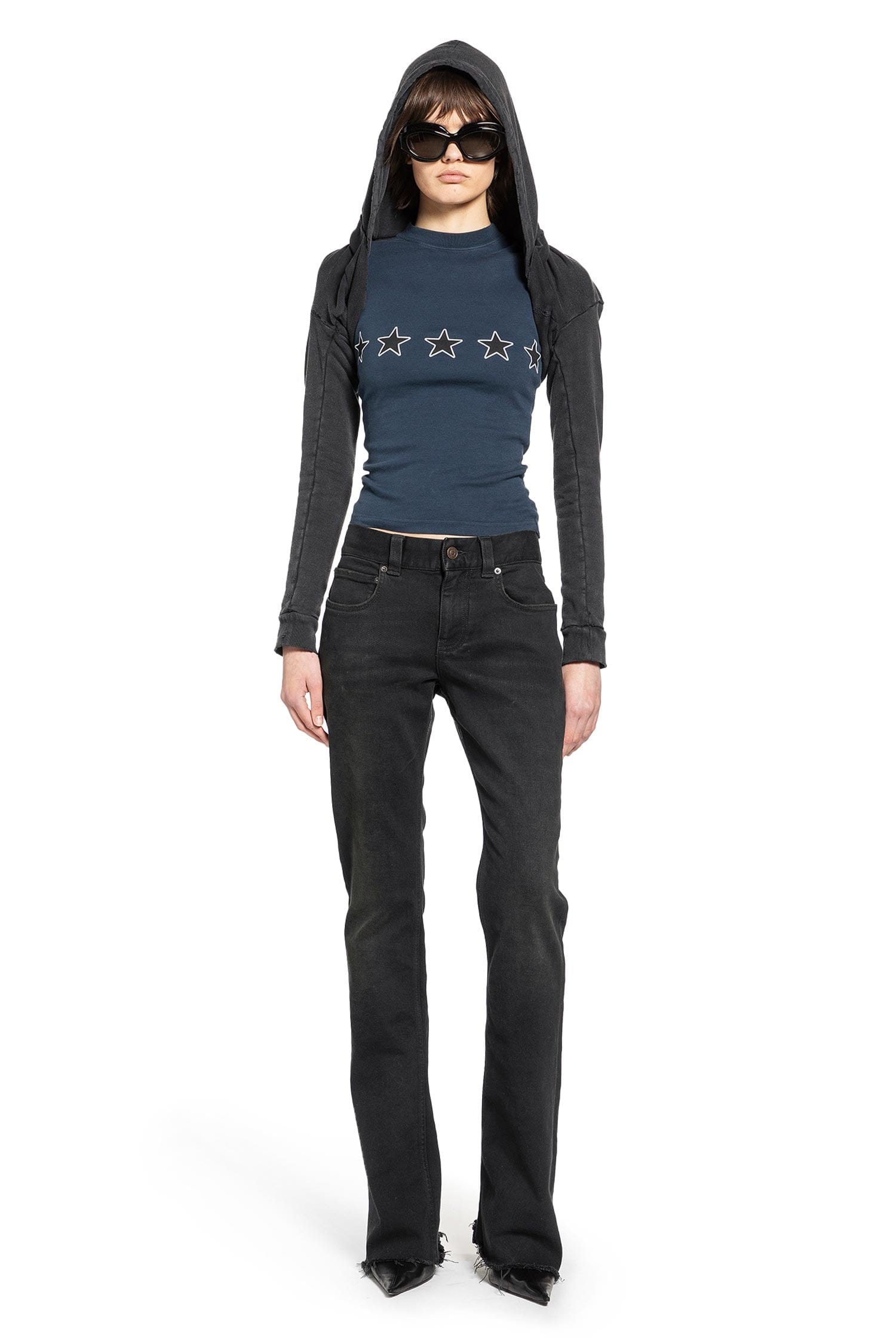 Balenciaga Cropped Hoodie