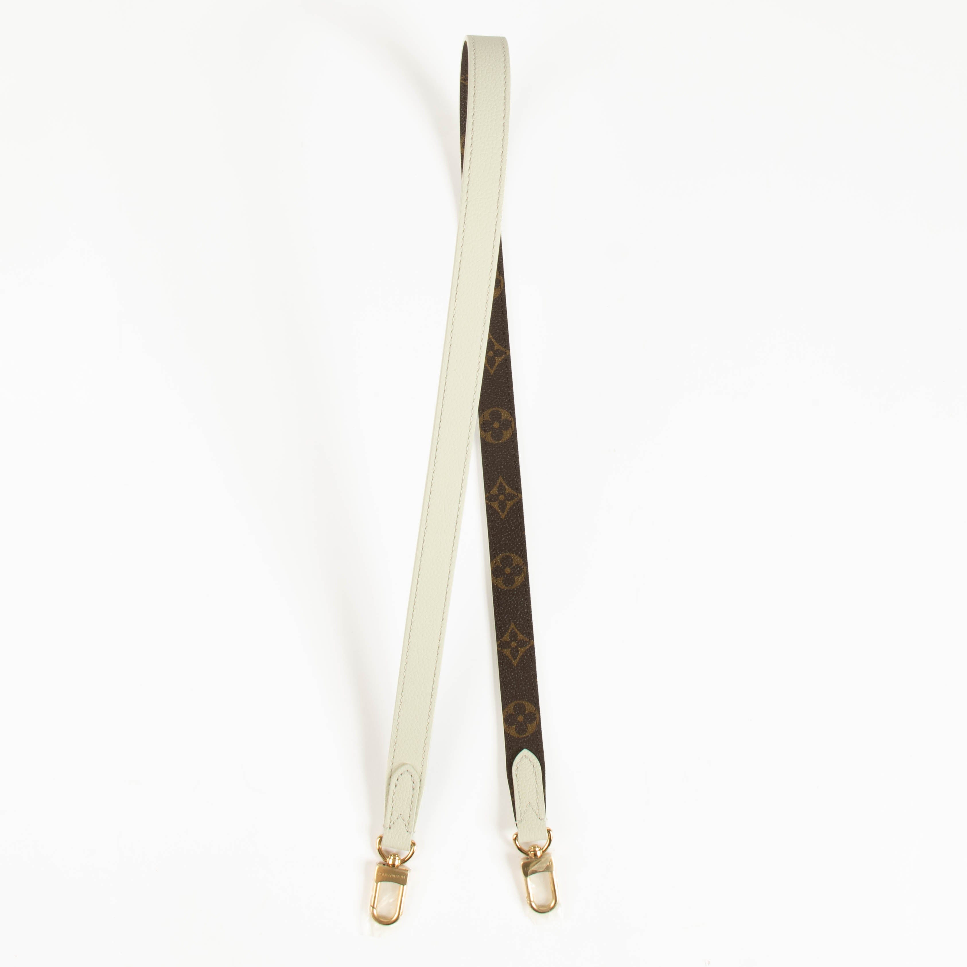 Louis Vuitton Limestone Neverfull Bandouliere Inside Out BB Strap