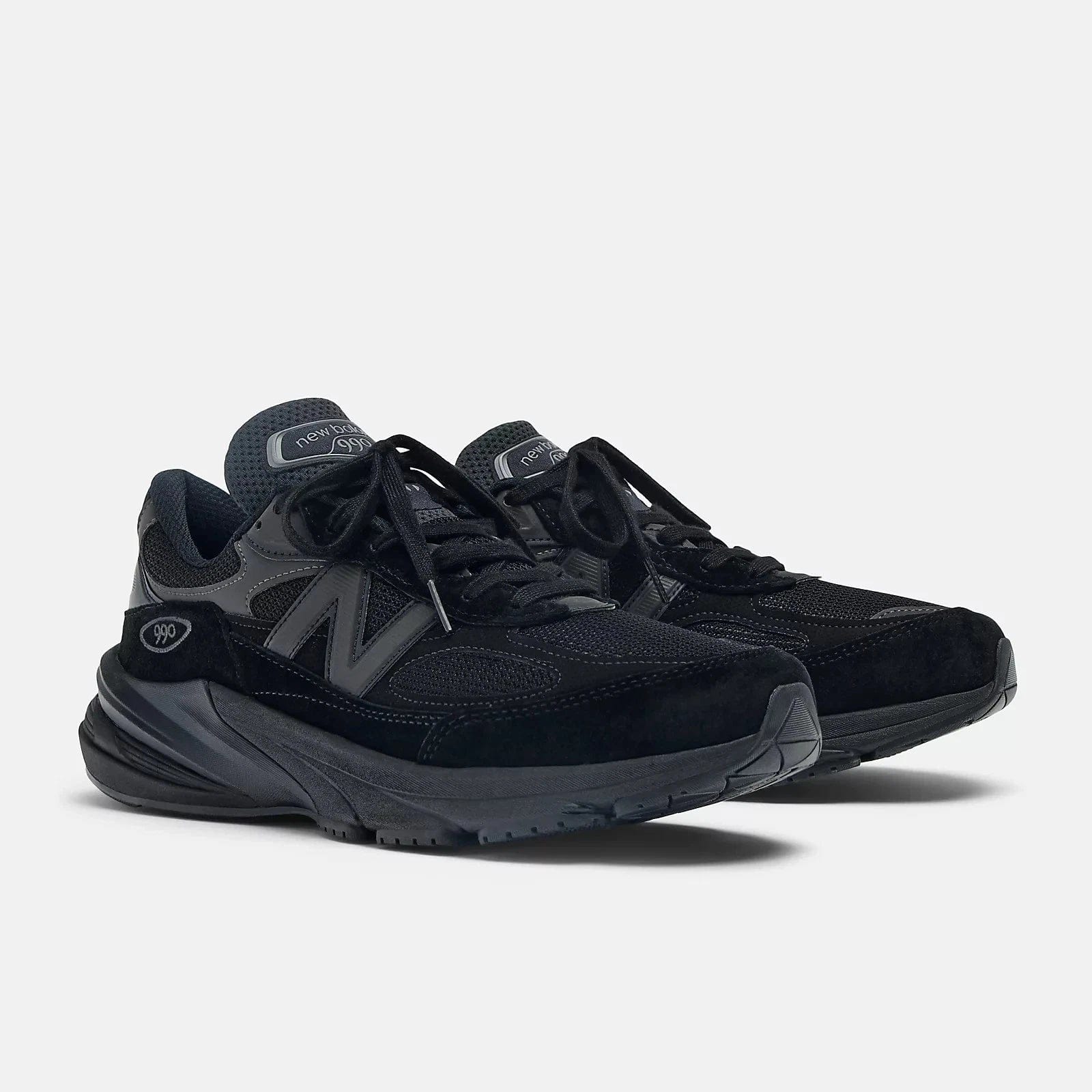 New Balance Made In USA 990V6 U990BB6 Mens 2E Black Lifestyle Shoes HTAT1610